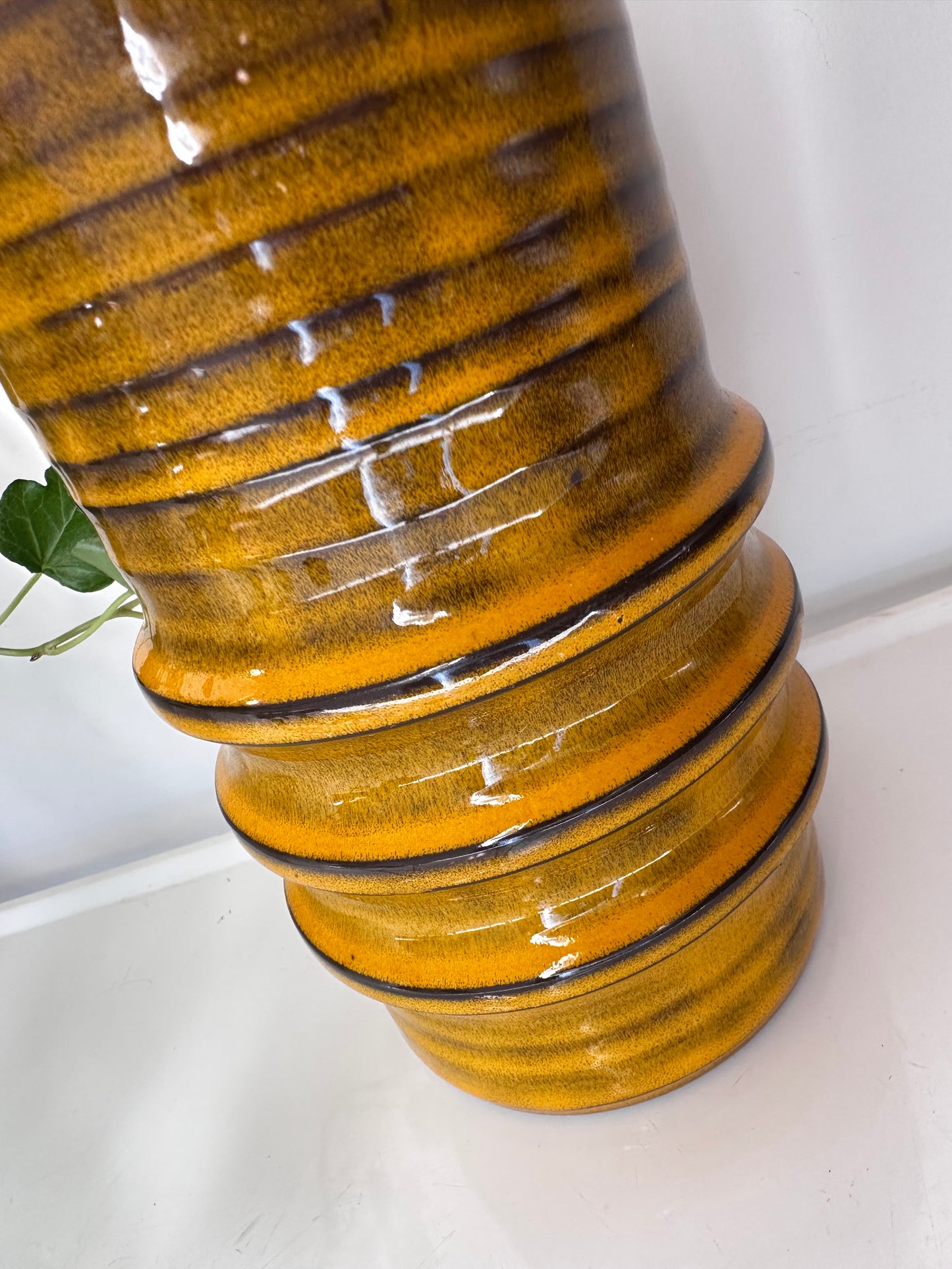 Vintage retro jaren 70 vaas