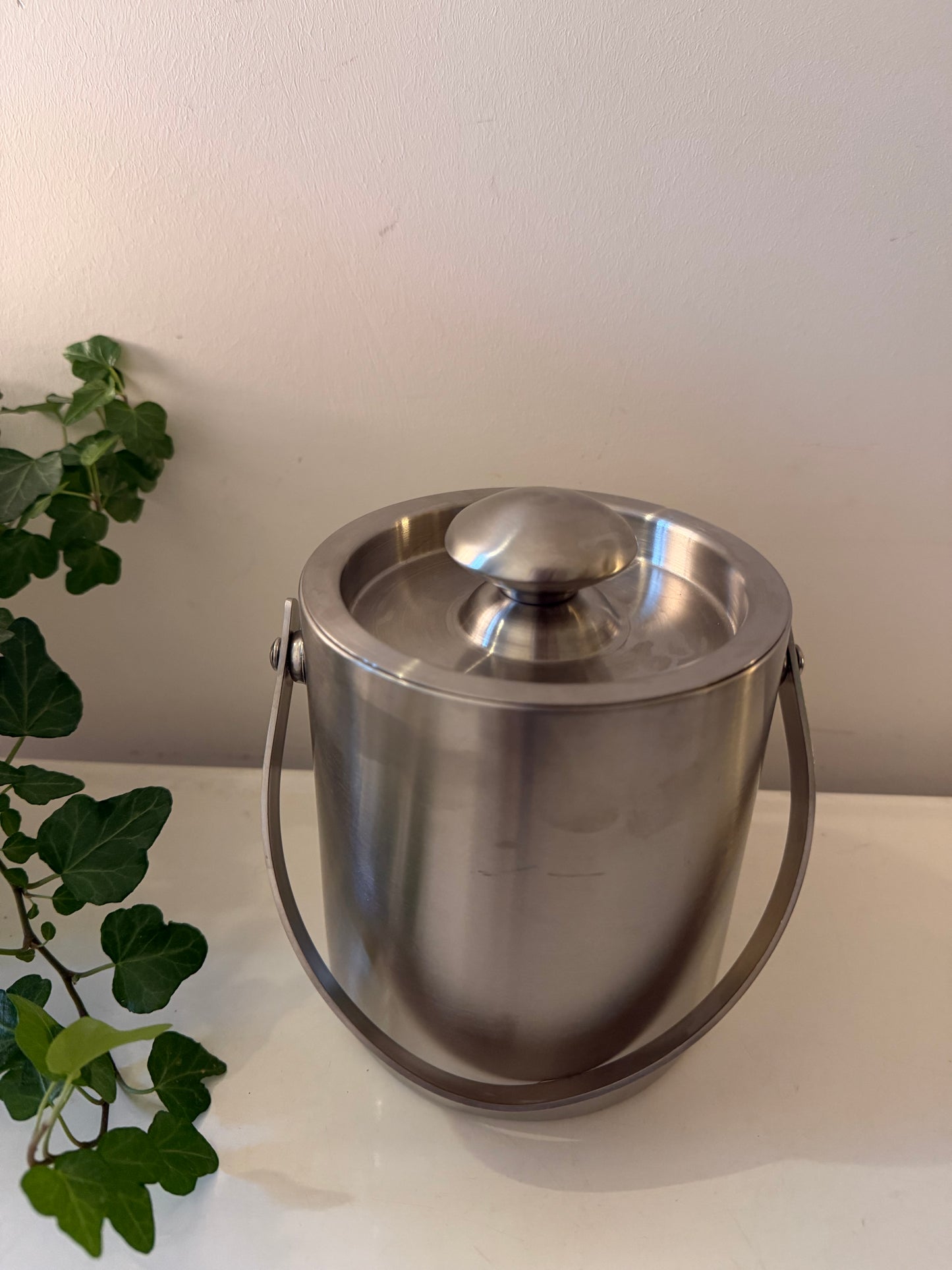Chroom jaren 80 ijsemmer