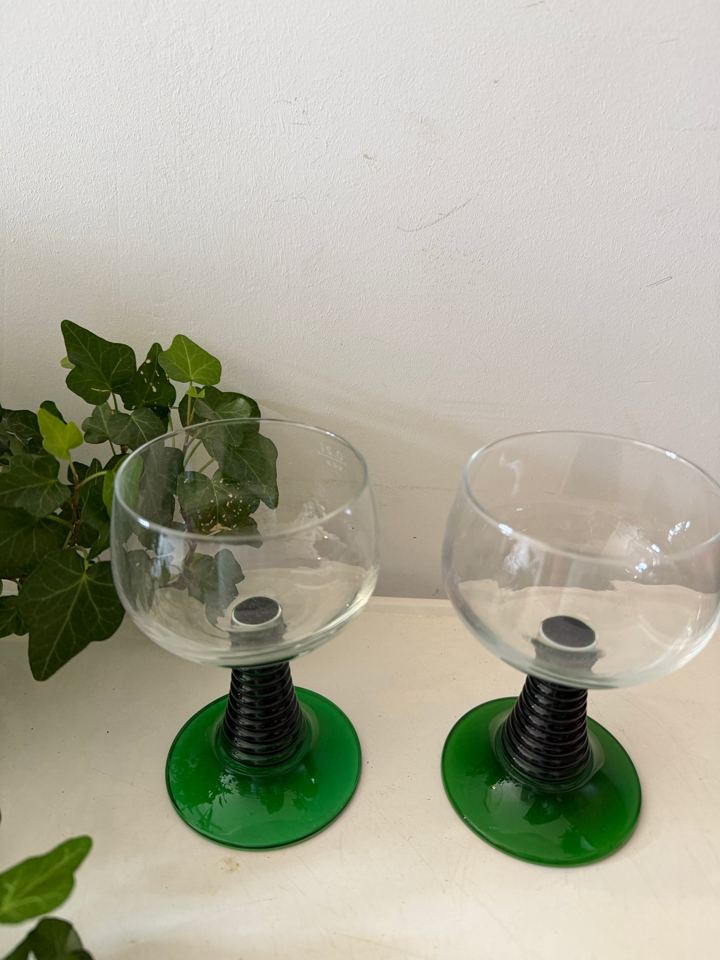 Set van 2 Roemer glazen 0,2 ltr