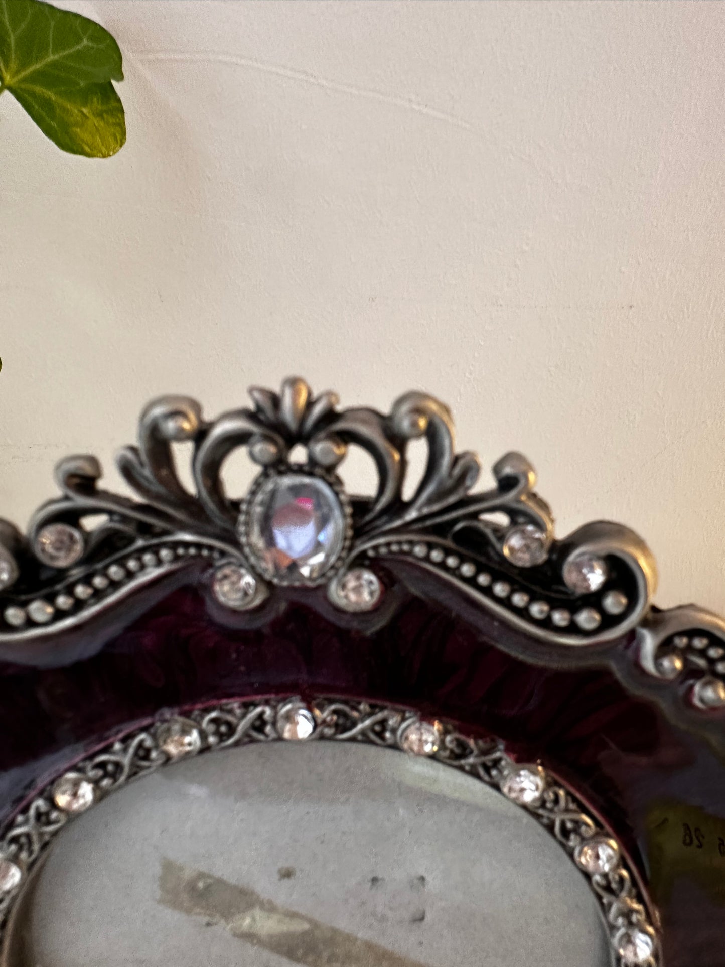 Vintage rond fotolijstje