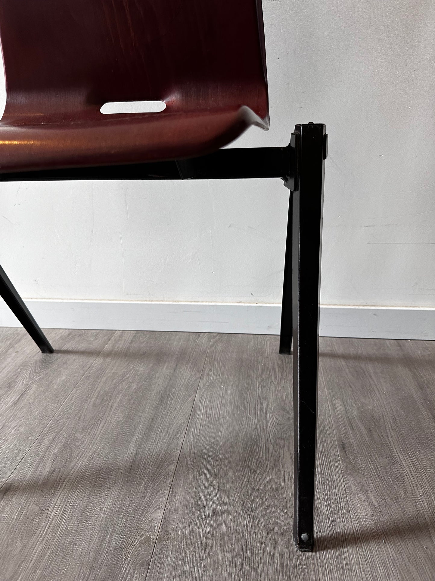 Thur op Seat Galvanitas Pagholz jaren 70 vintage stoel