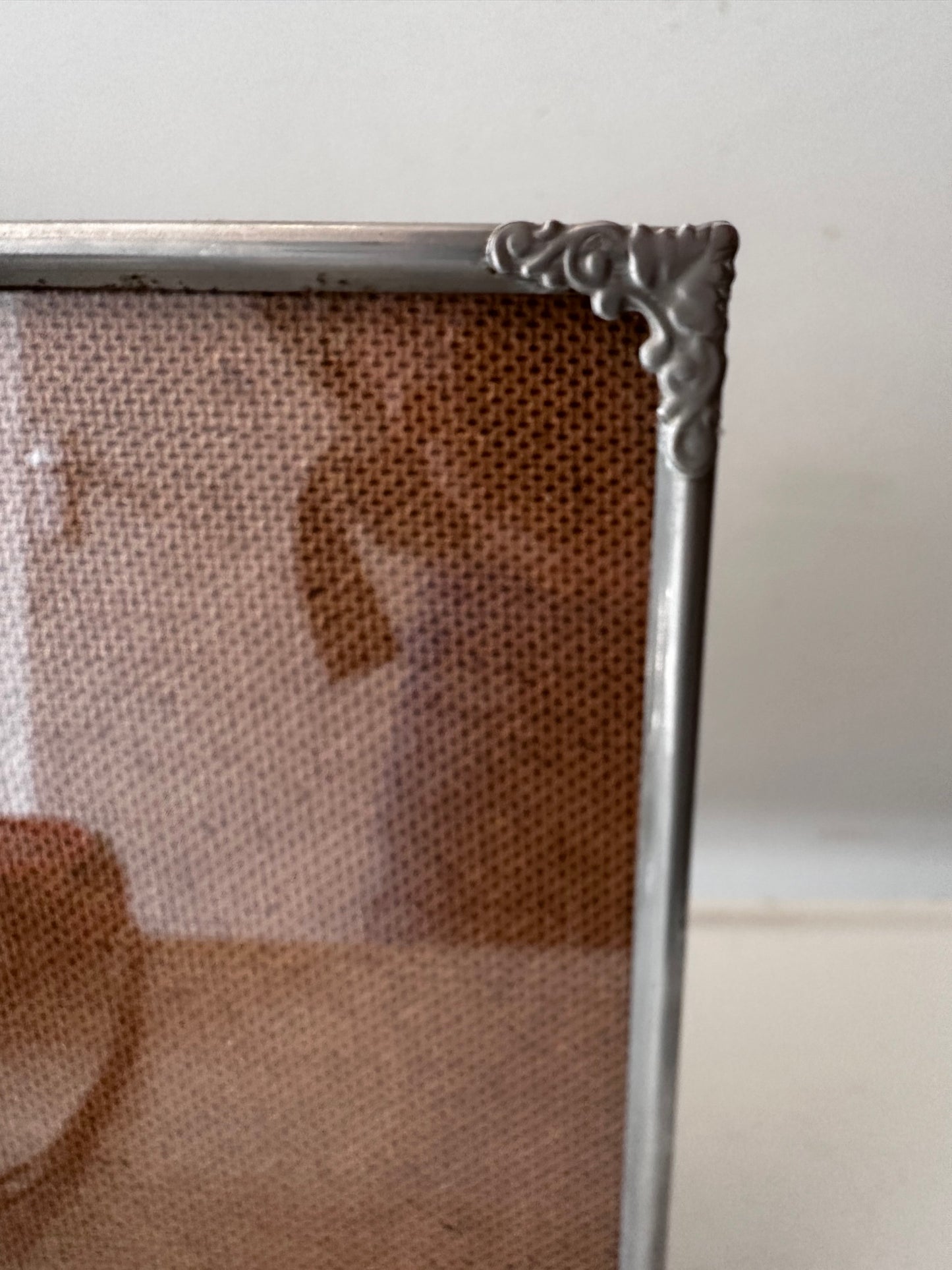 Vintage zilverkleurig fotolijstje