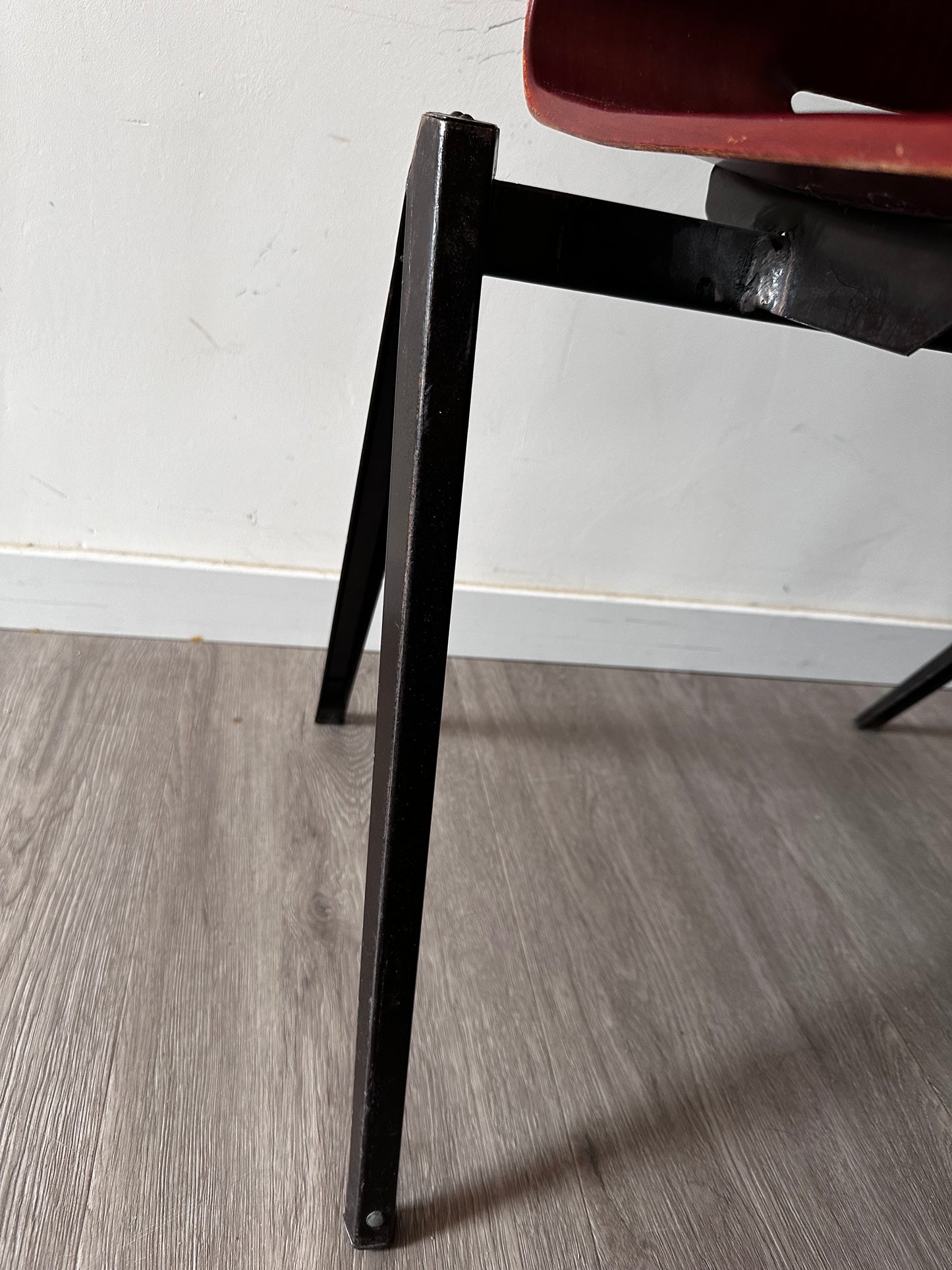 Thur op Seat Galvanitas Pagholz jaren 70 vintage stoel