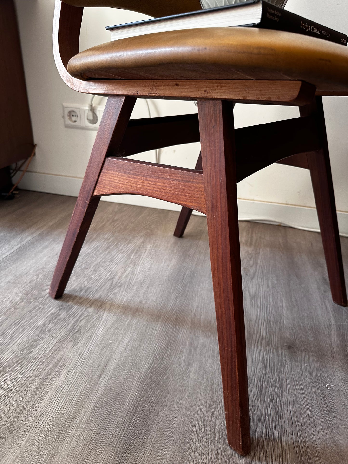 Vintage Jaren 60 stoel Scandinavisch design