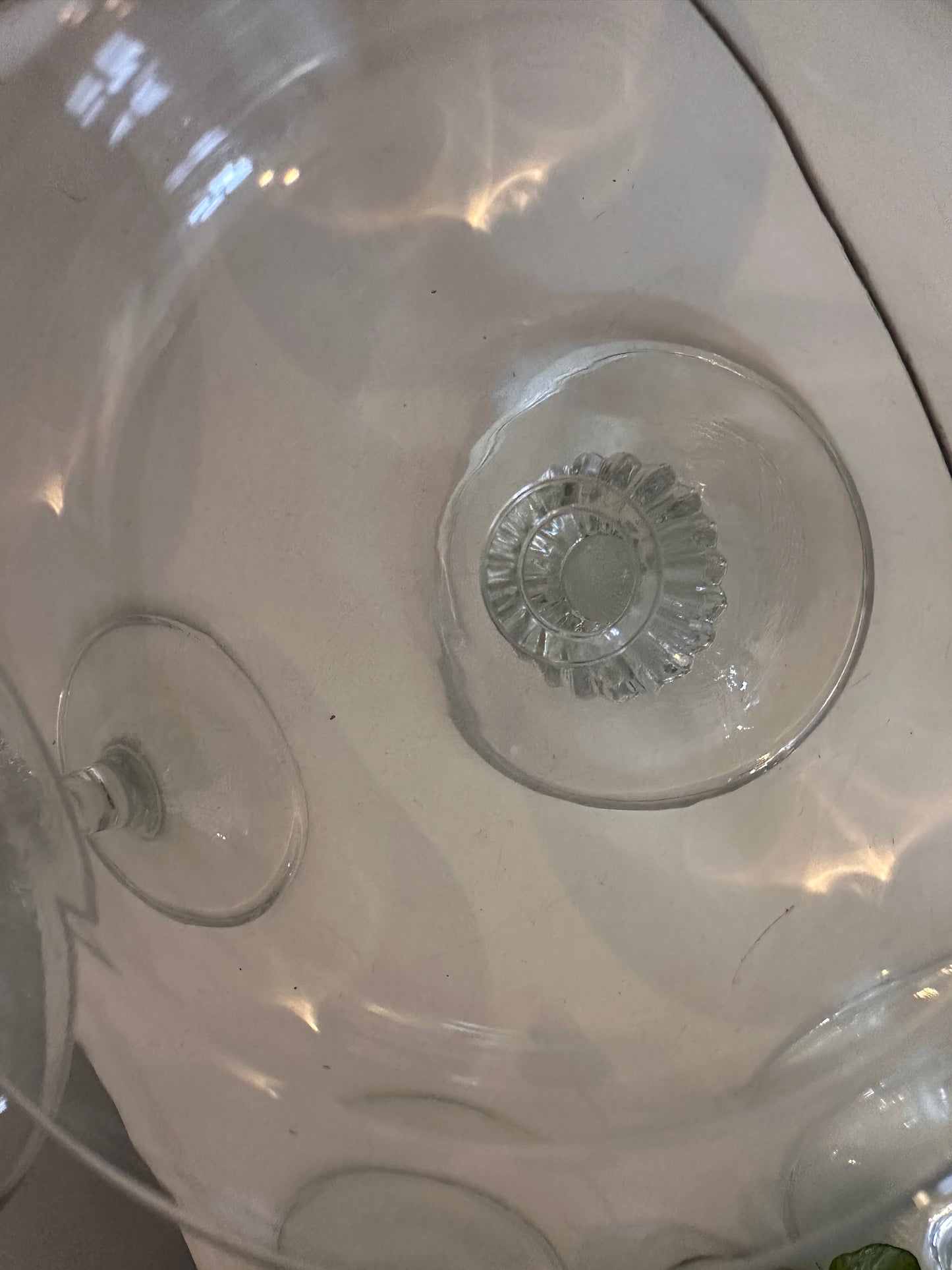 Set van 4 kristallen coupe champagne glazen