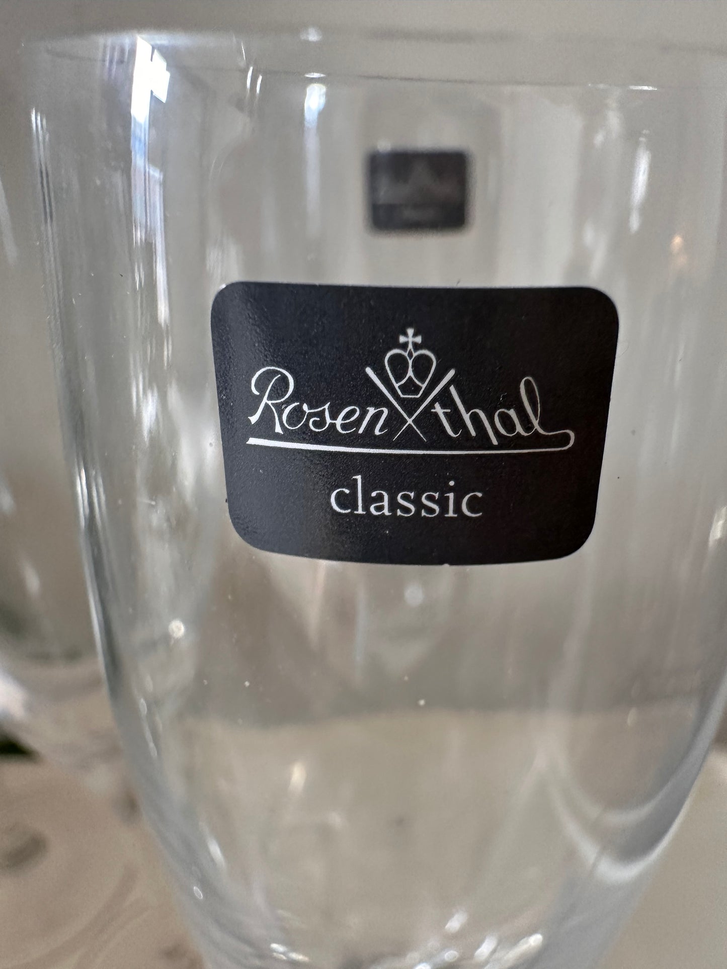 Set van 5 flutes Rosenthal kristal