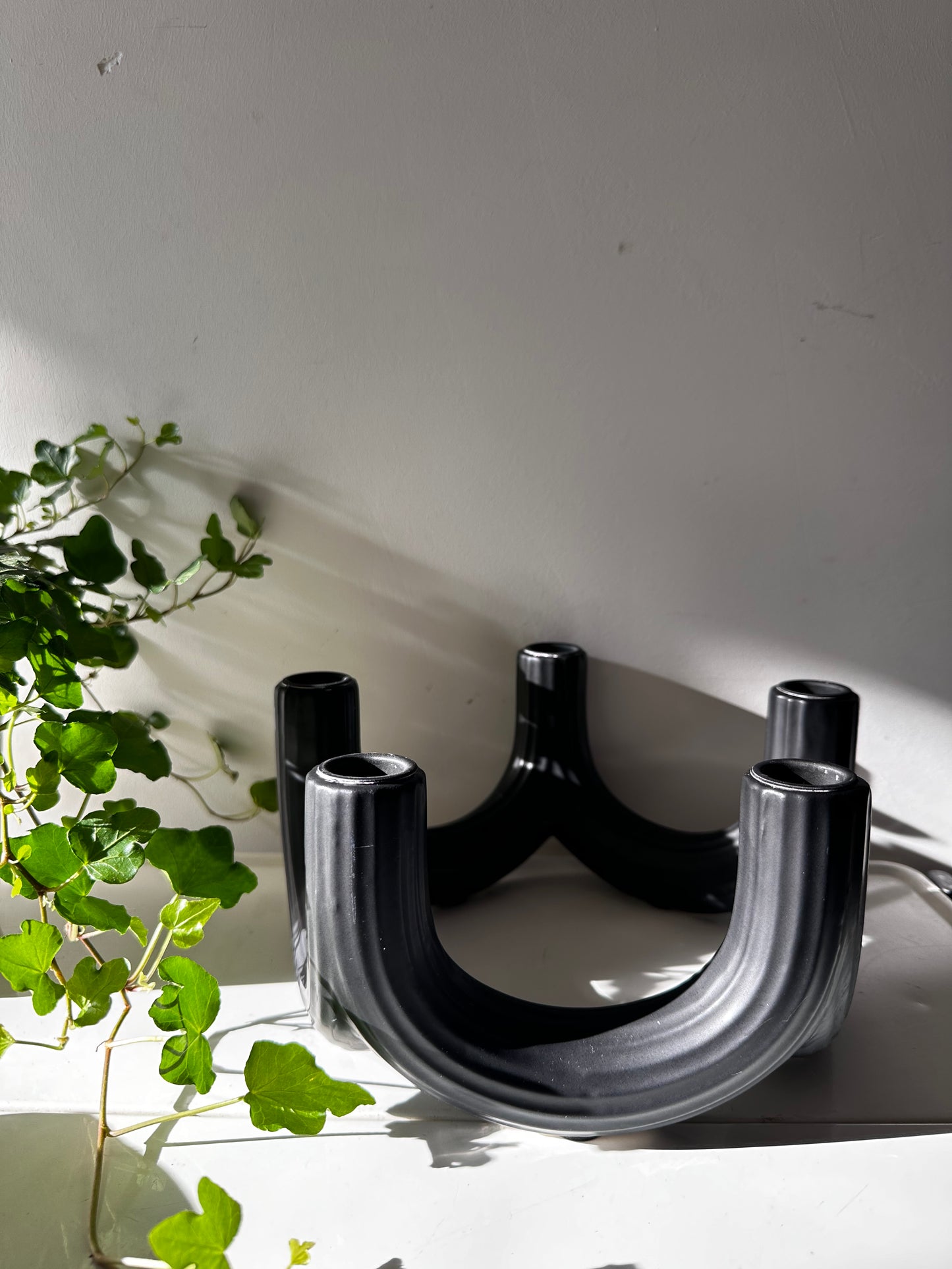 5 armige vintage kandelaar