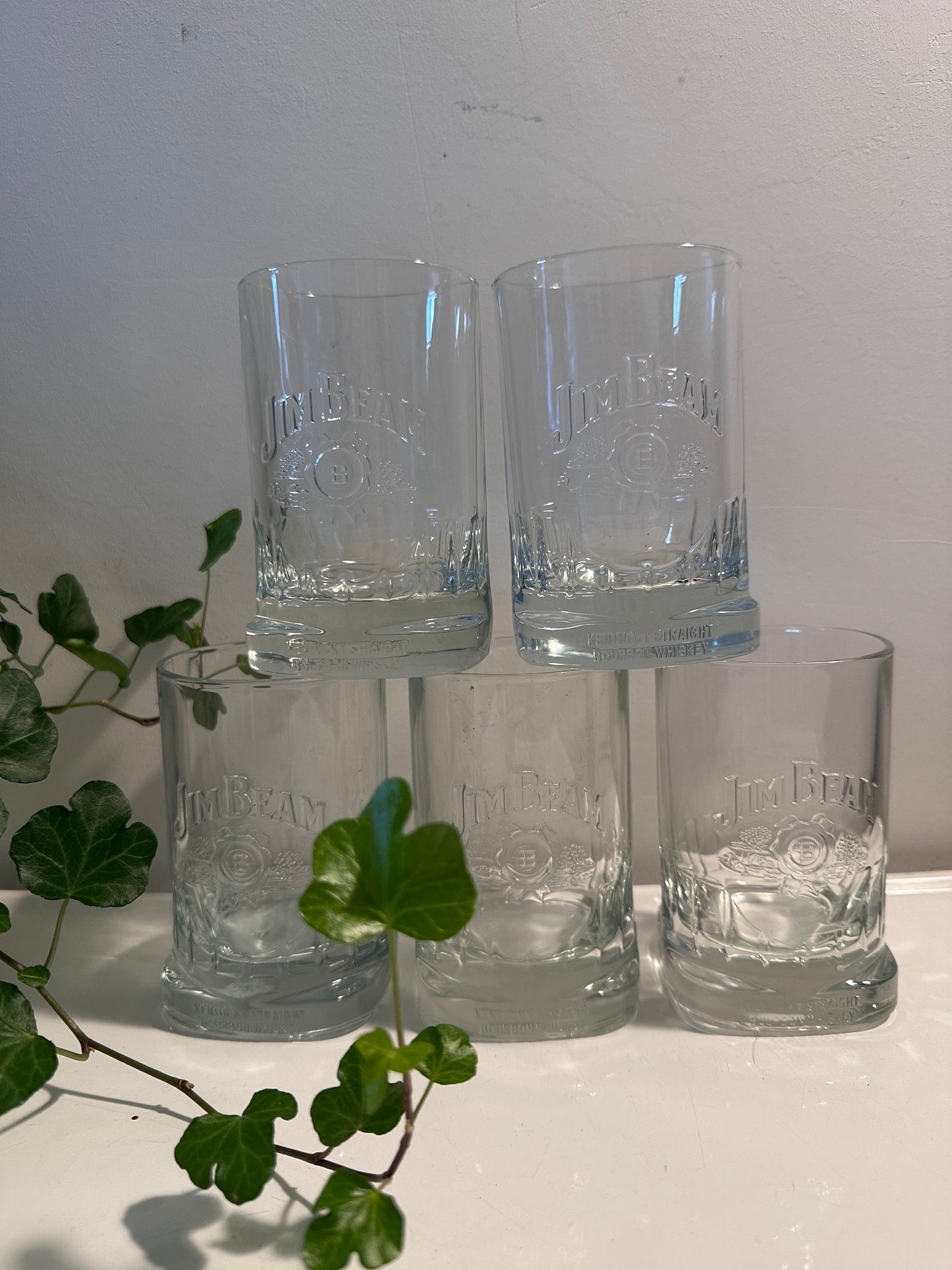 Jim Beam Whiskey glazen