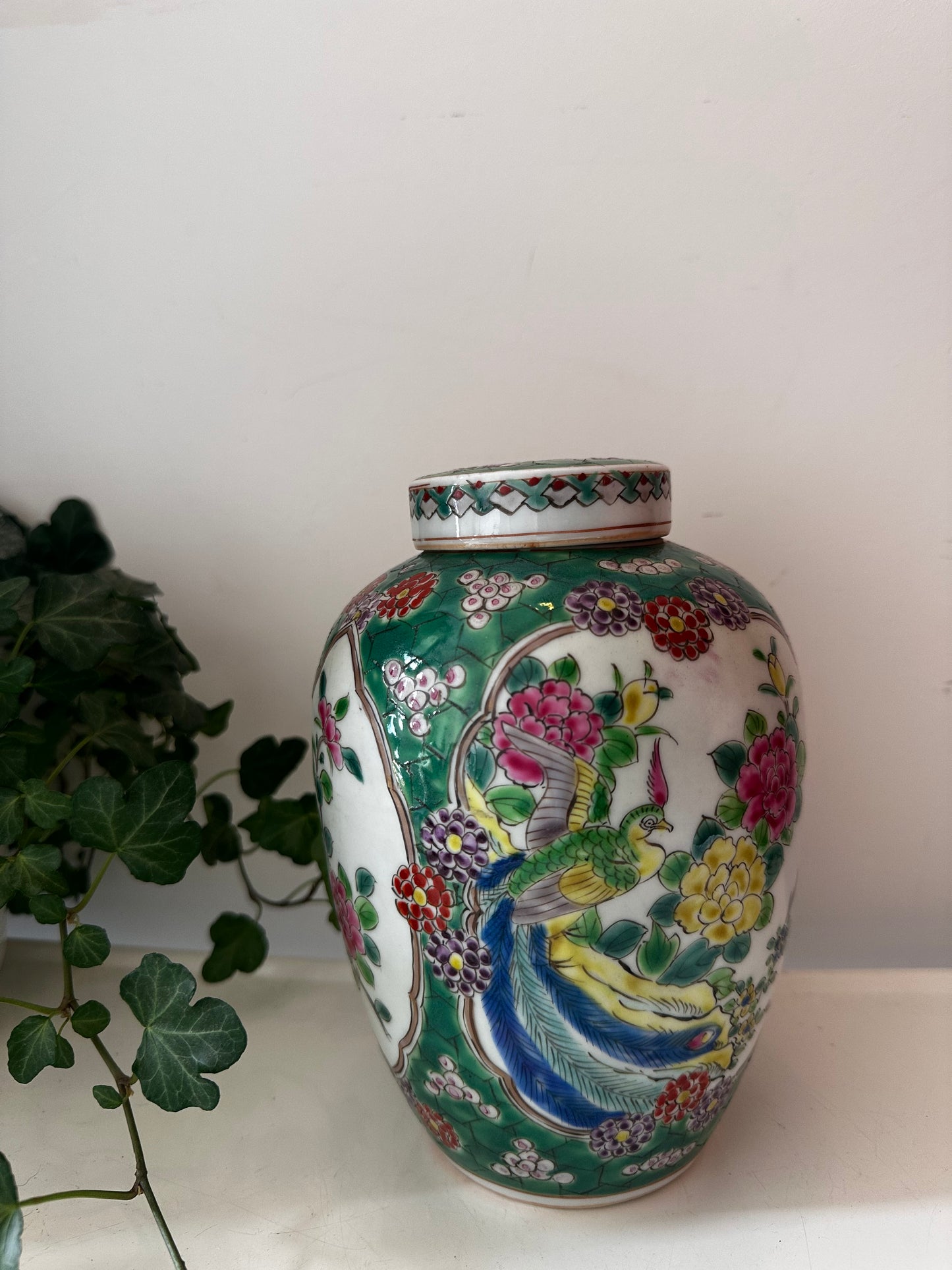 Chinees porseleinen dekselpot