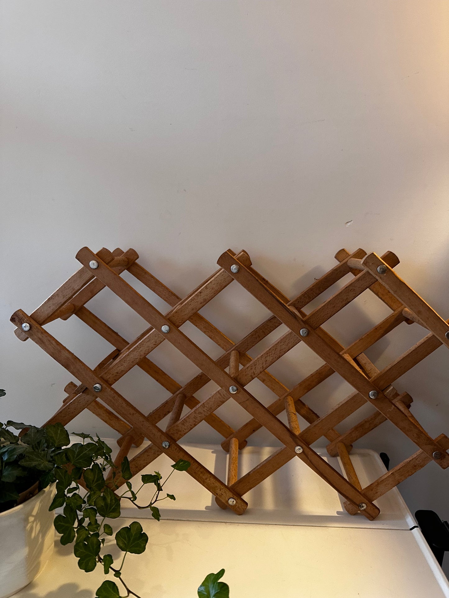 Vintage Jaren 70 flessenrek