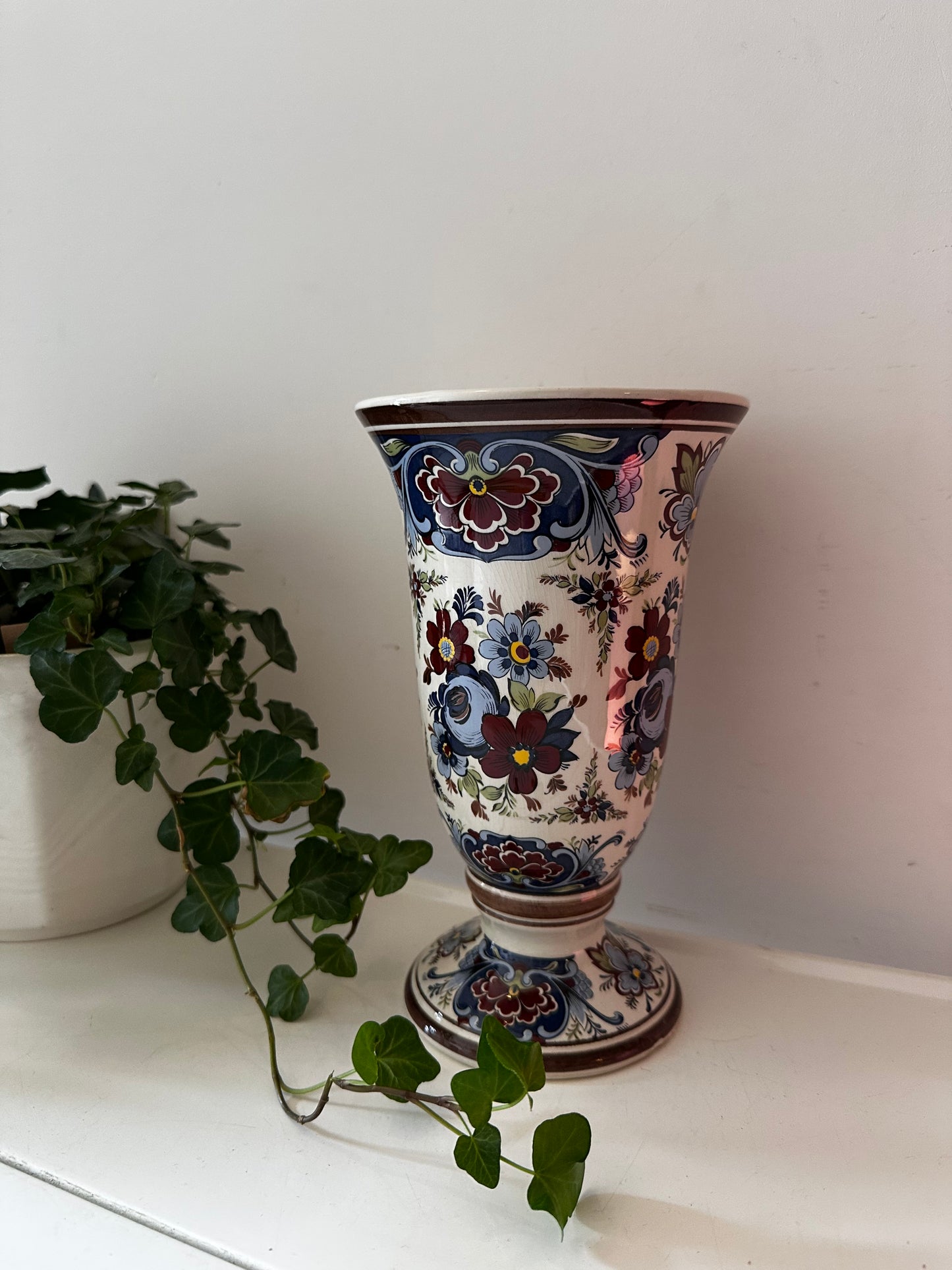 Vaasje plateel vintage