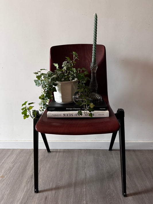 Thur op Seat Galvanitas Pagholz jaren 70 vintage stoel