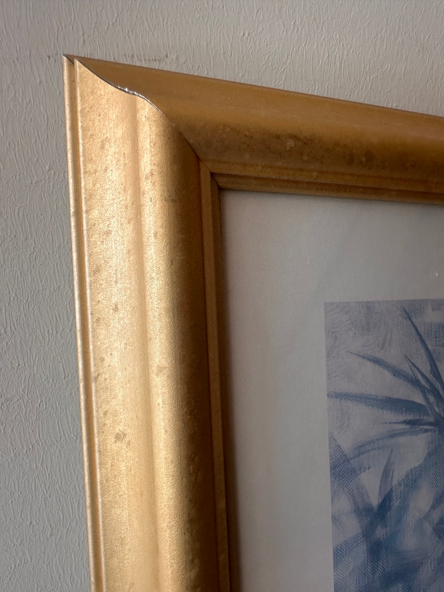 Lijst met romantische prent ballerina