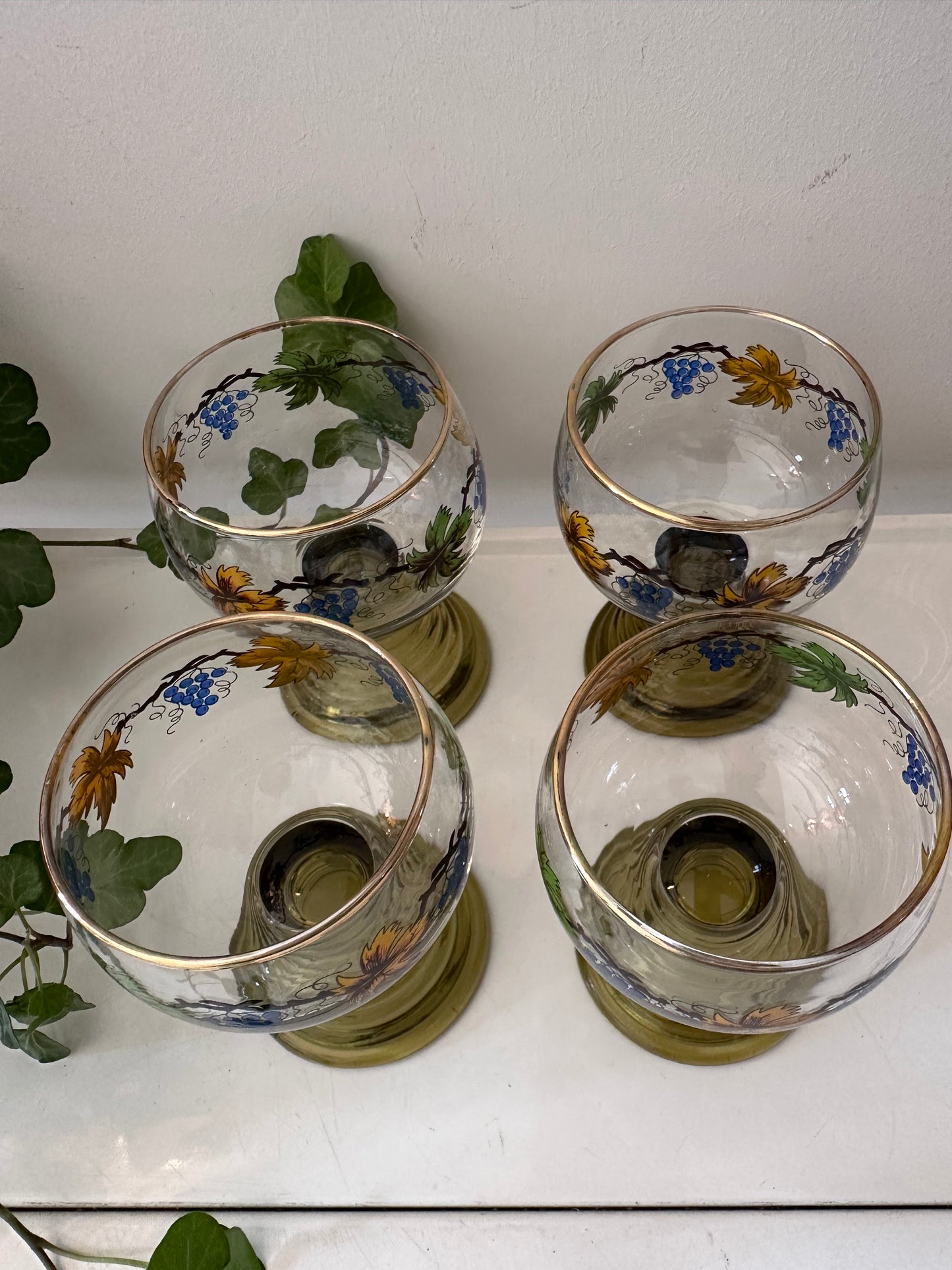 Roemer Moezel glazen vintage