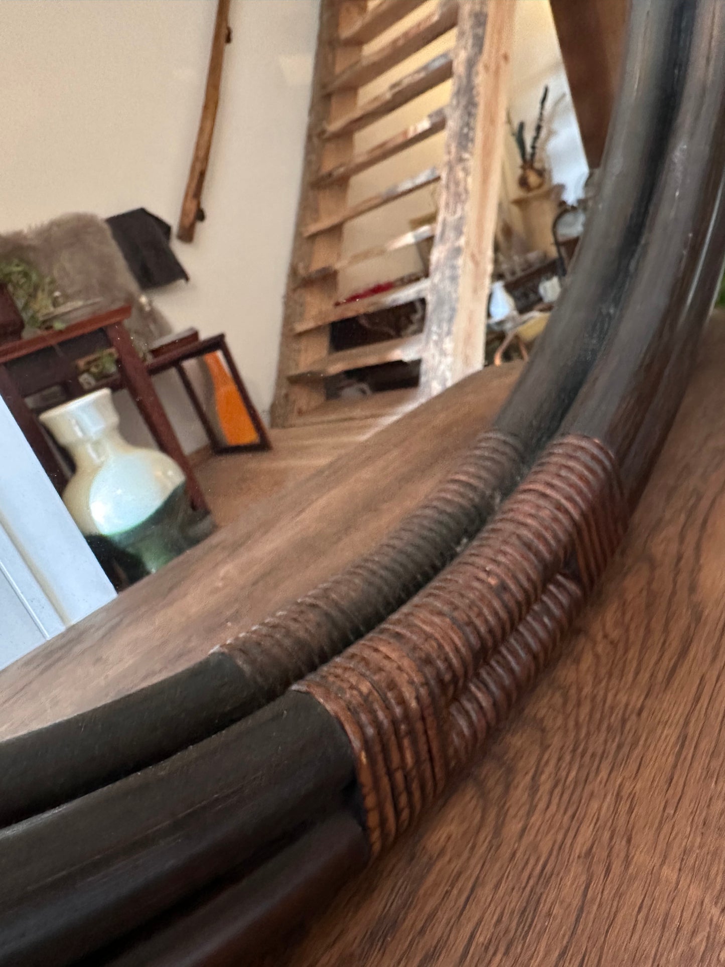 Rotan jaren 70 spiegel