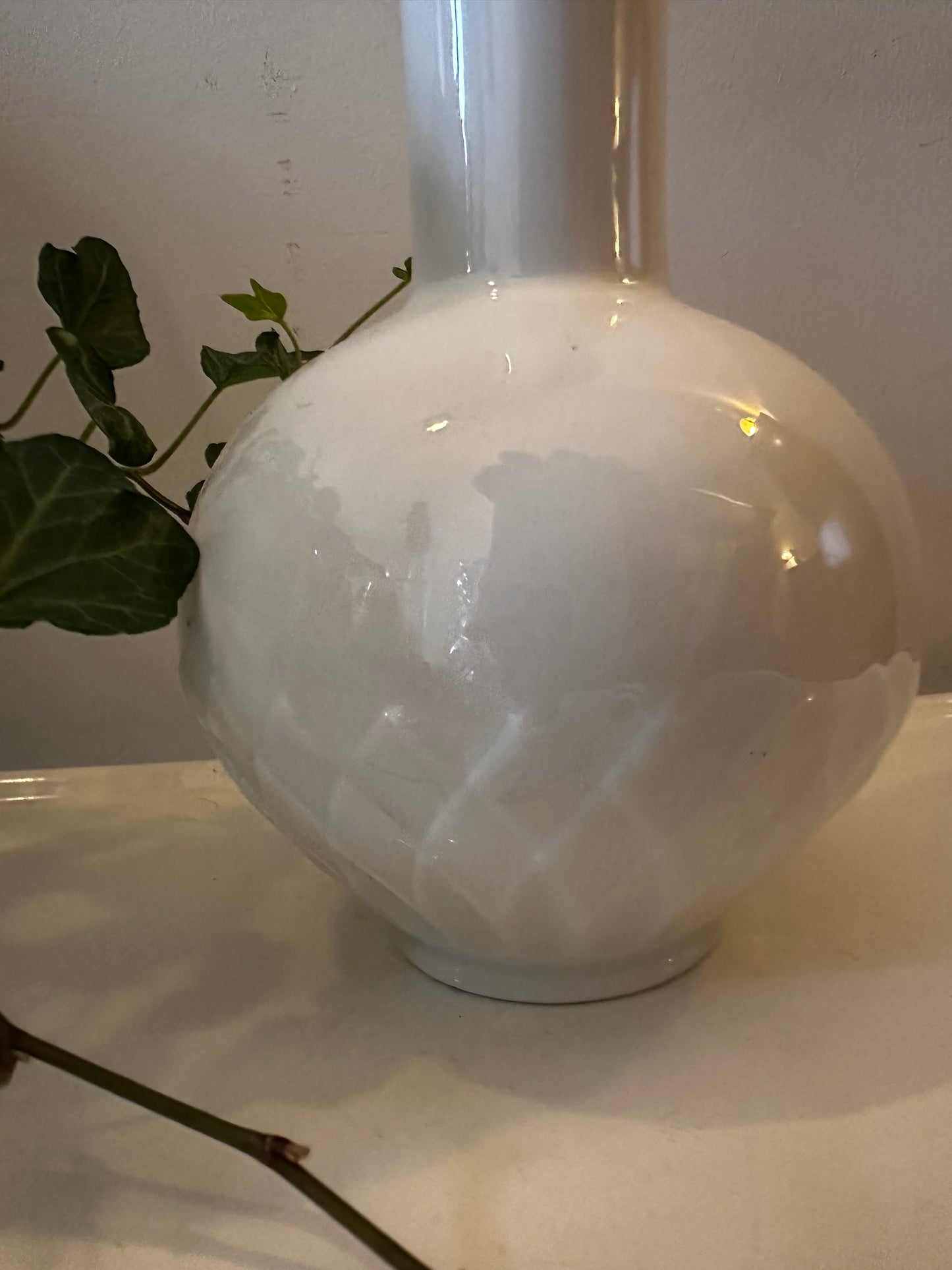 Wit porseleinen Arzberg vaas