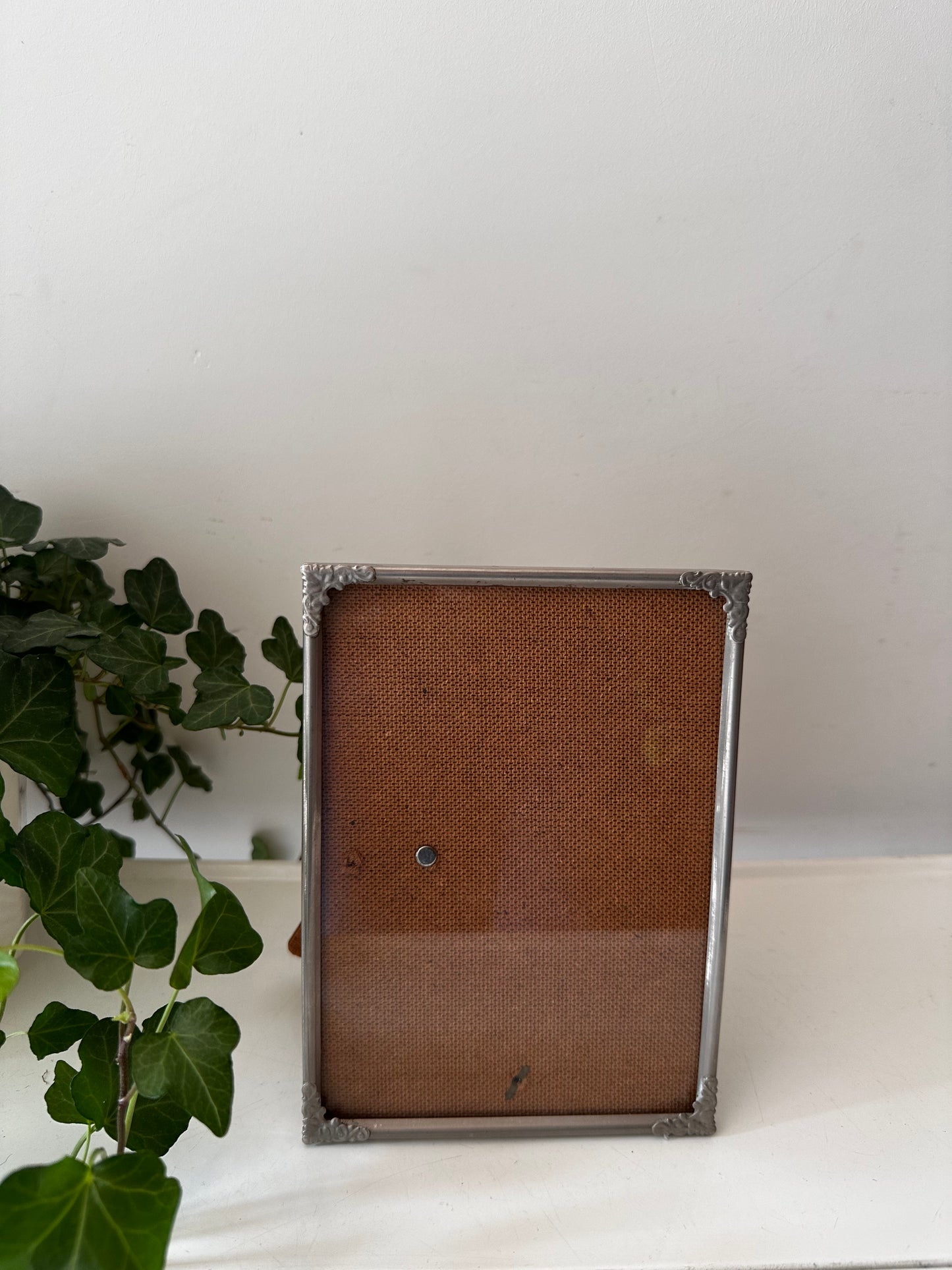 Vintage zilverkleurig fotolijstje