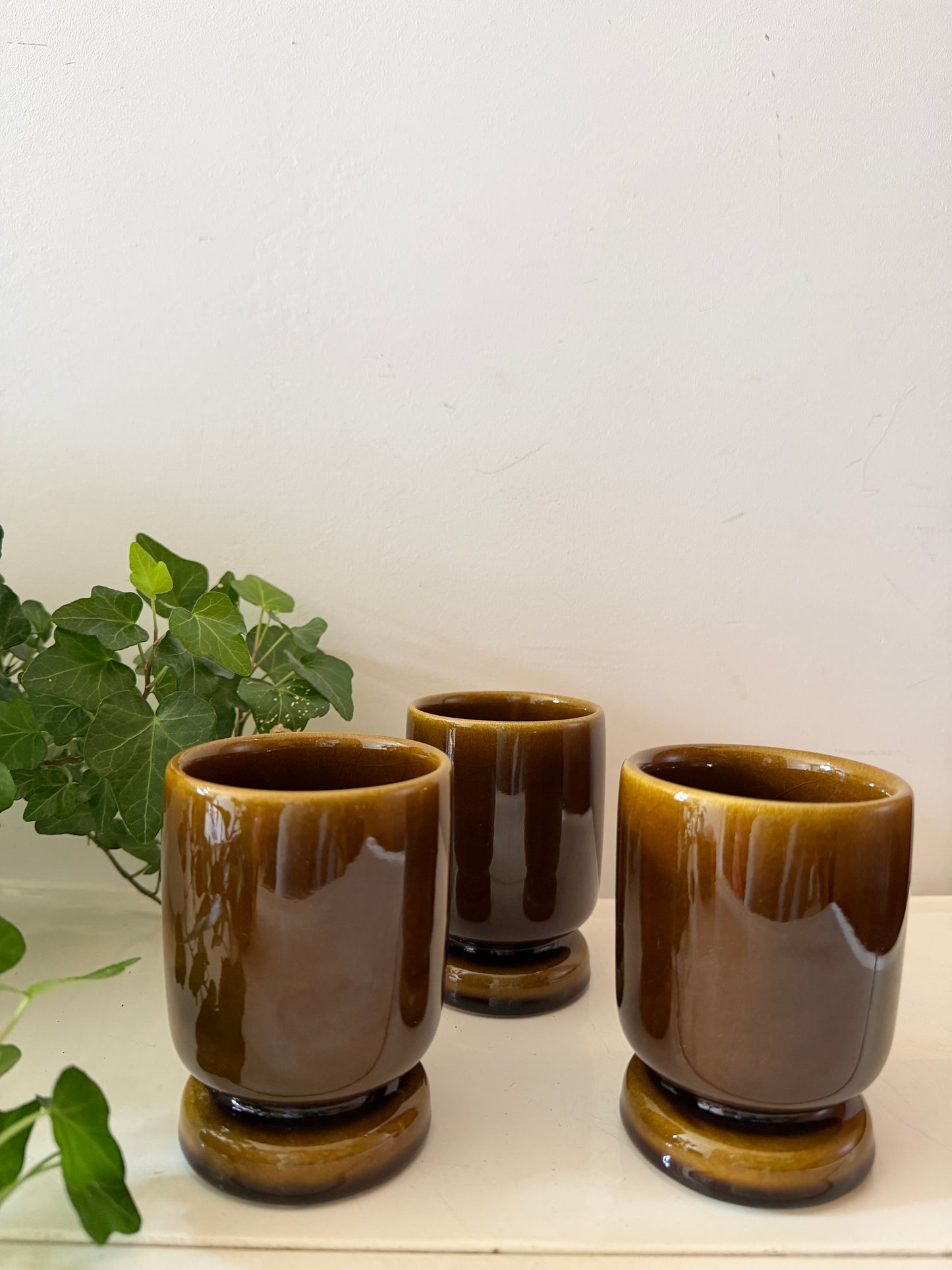 Set van 3 koffiemokken jaren 70 hutschenreuther