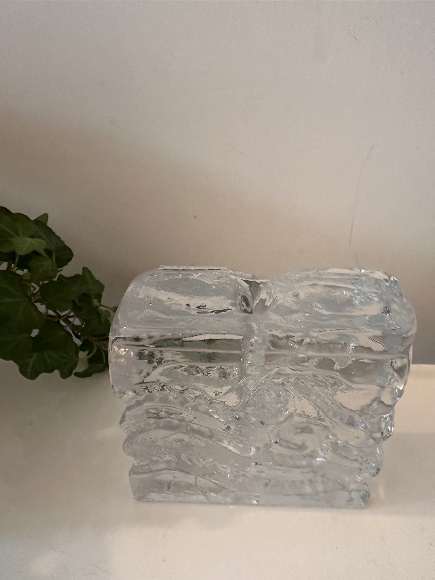 Kristallen Solifleur blockvaas