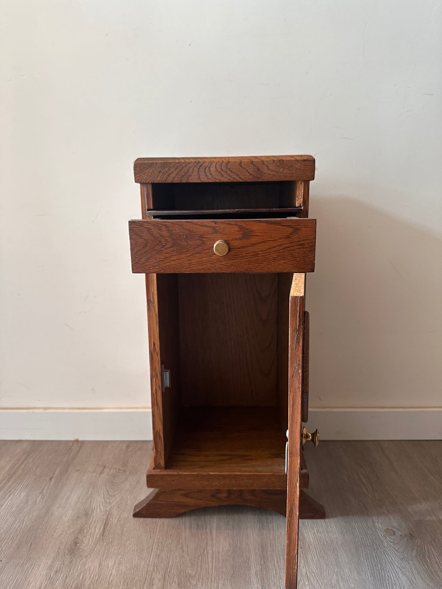 Telefoonkastje hout vintage