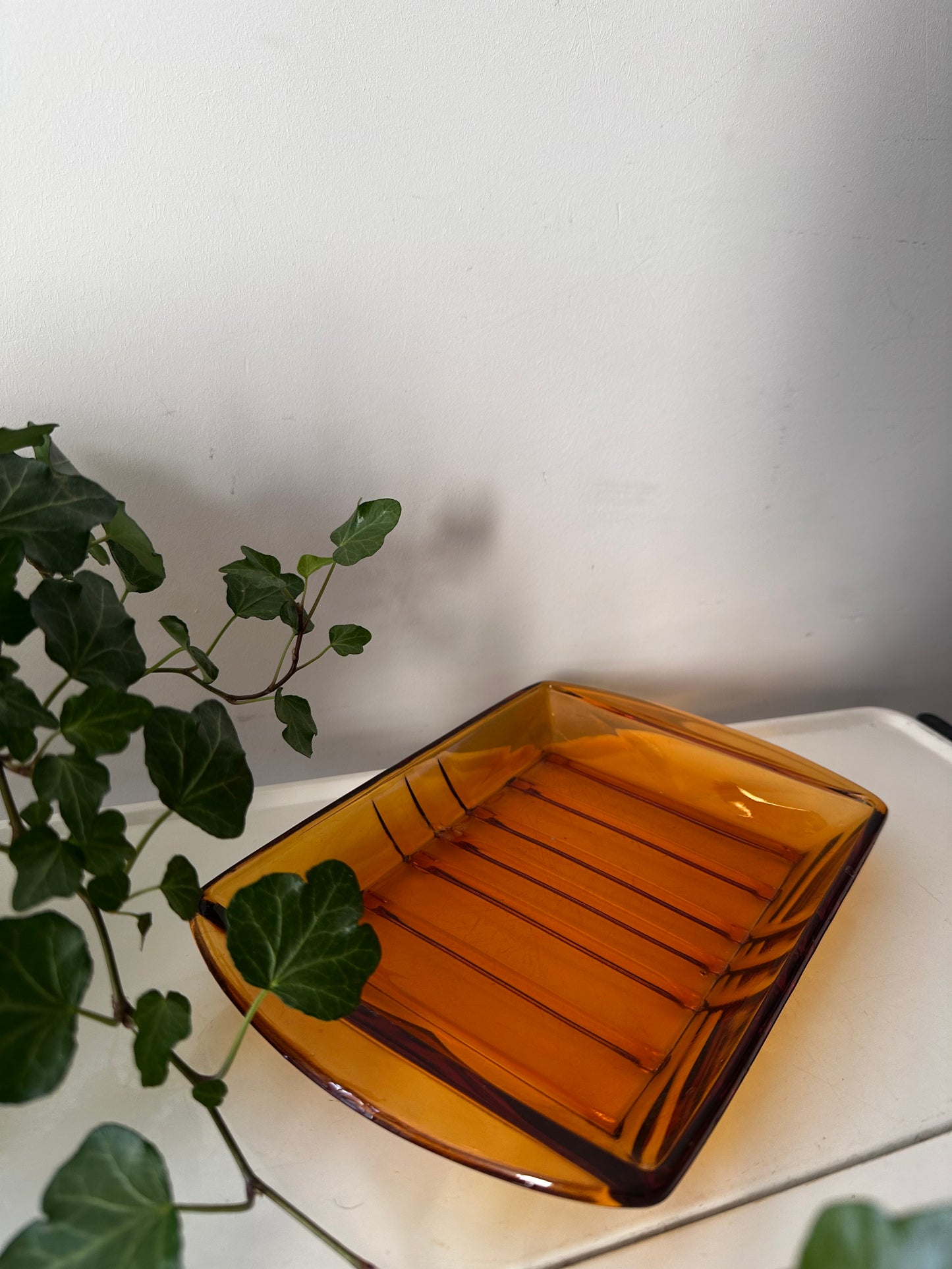 Art Deco persglazen schaal