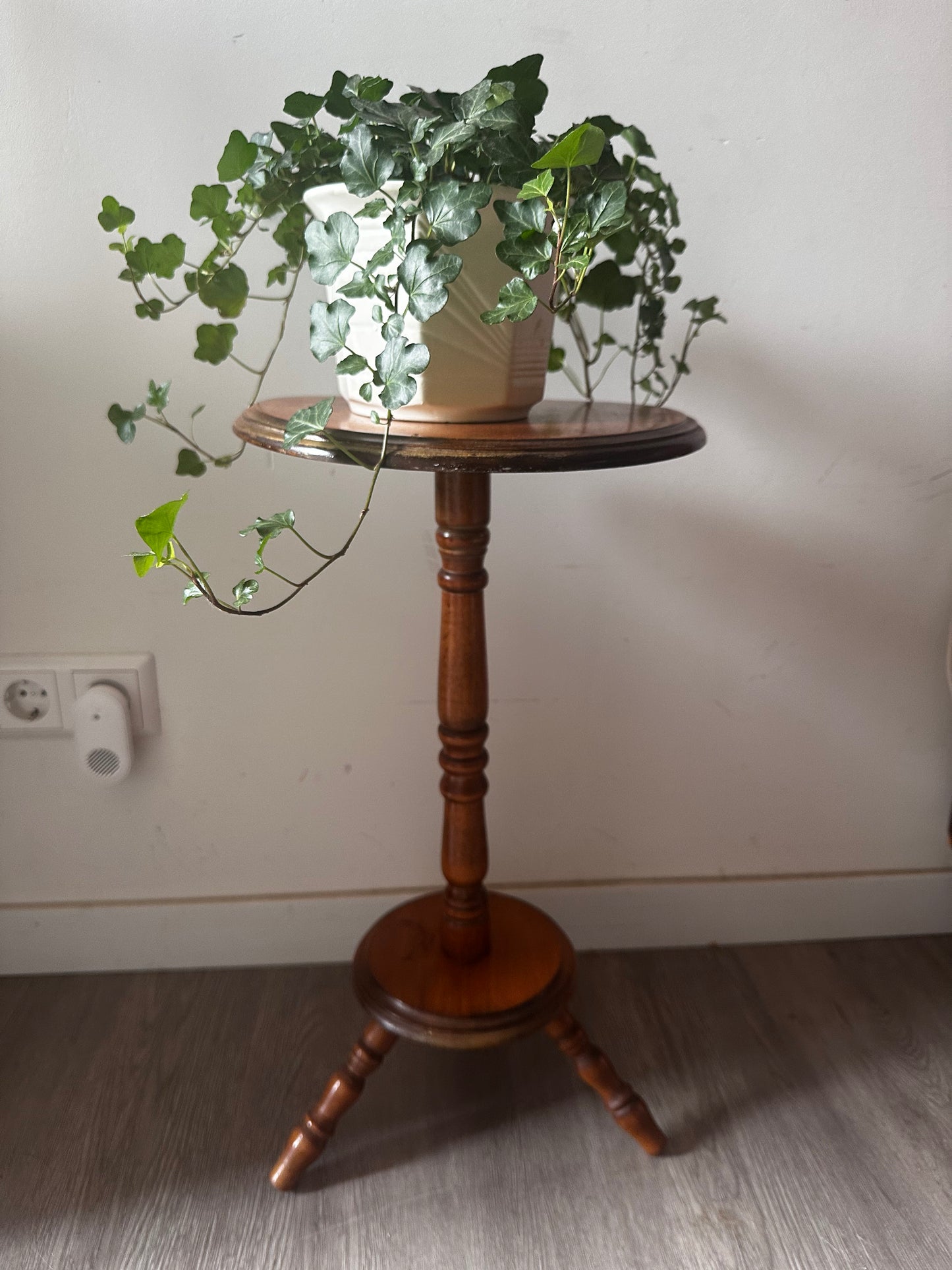Vintage houten plantentafeltje