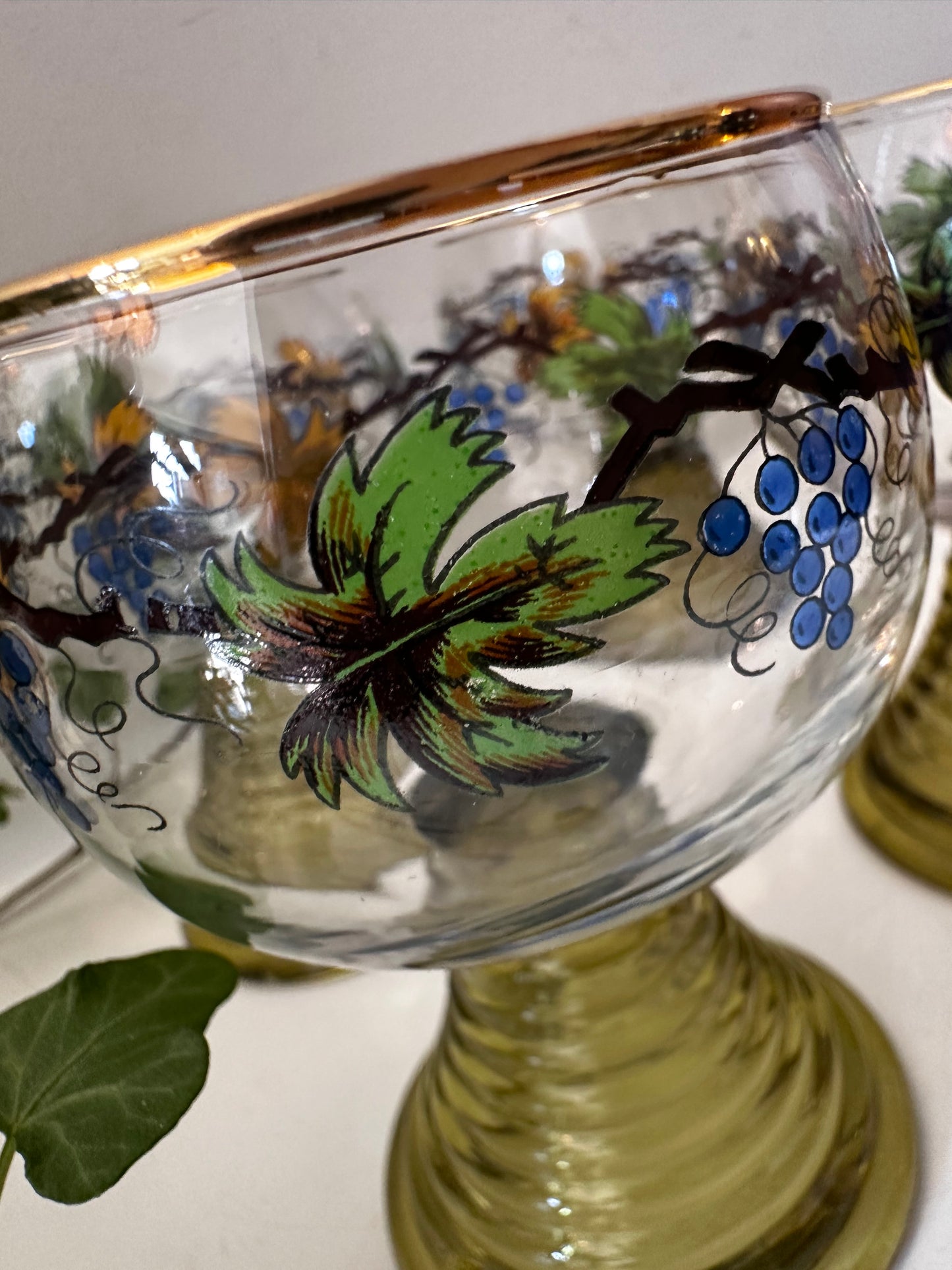 Roemer Moezel glazen vintage