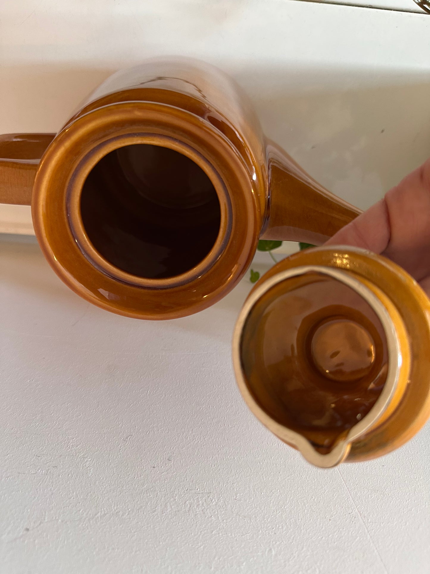Keramieken jaren 70 koffiepot