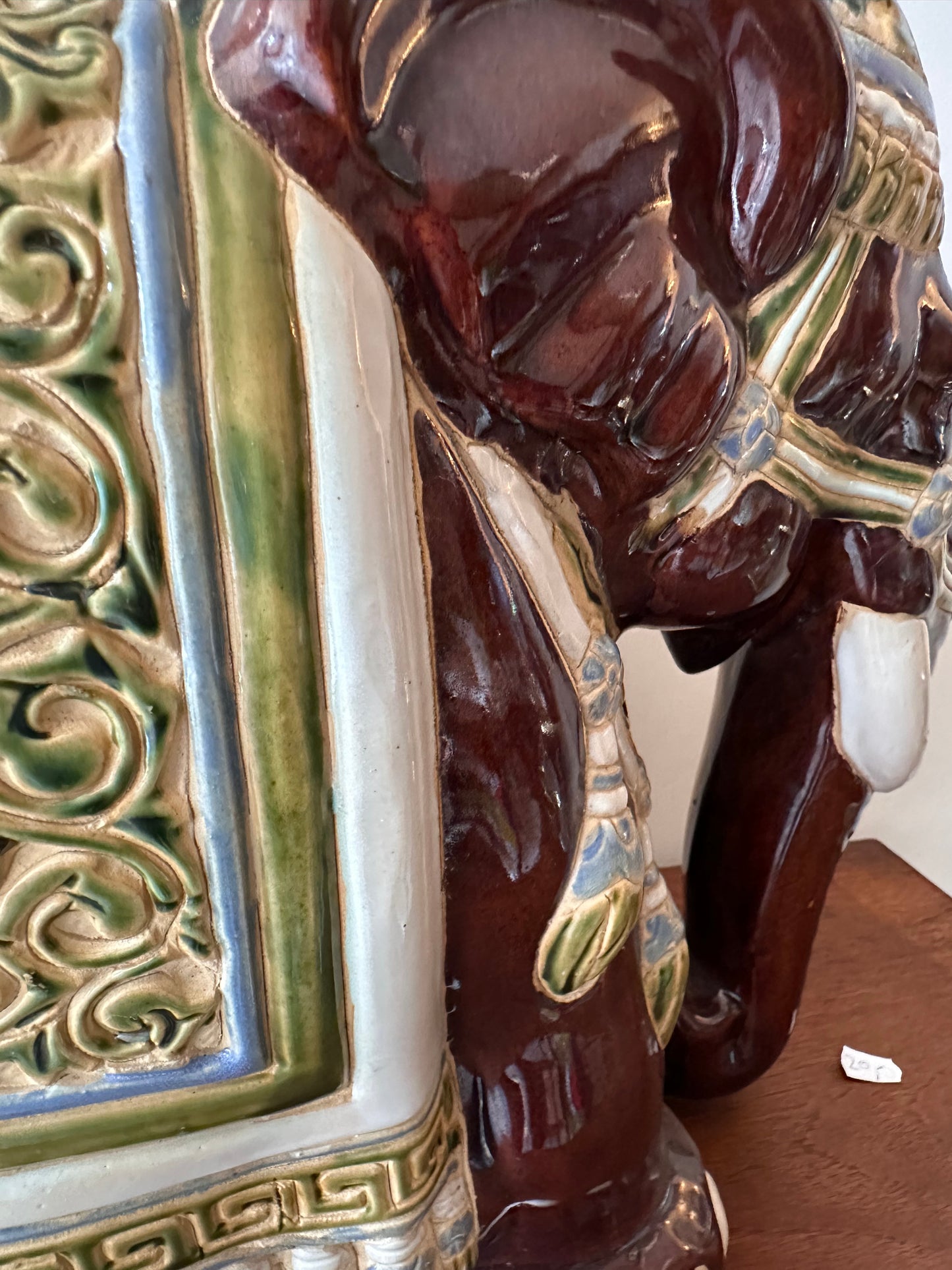 XL Plantentafel Olifant keramiek