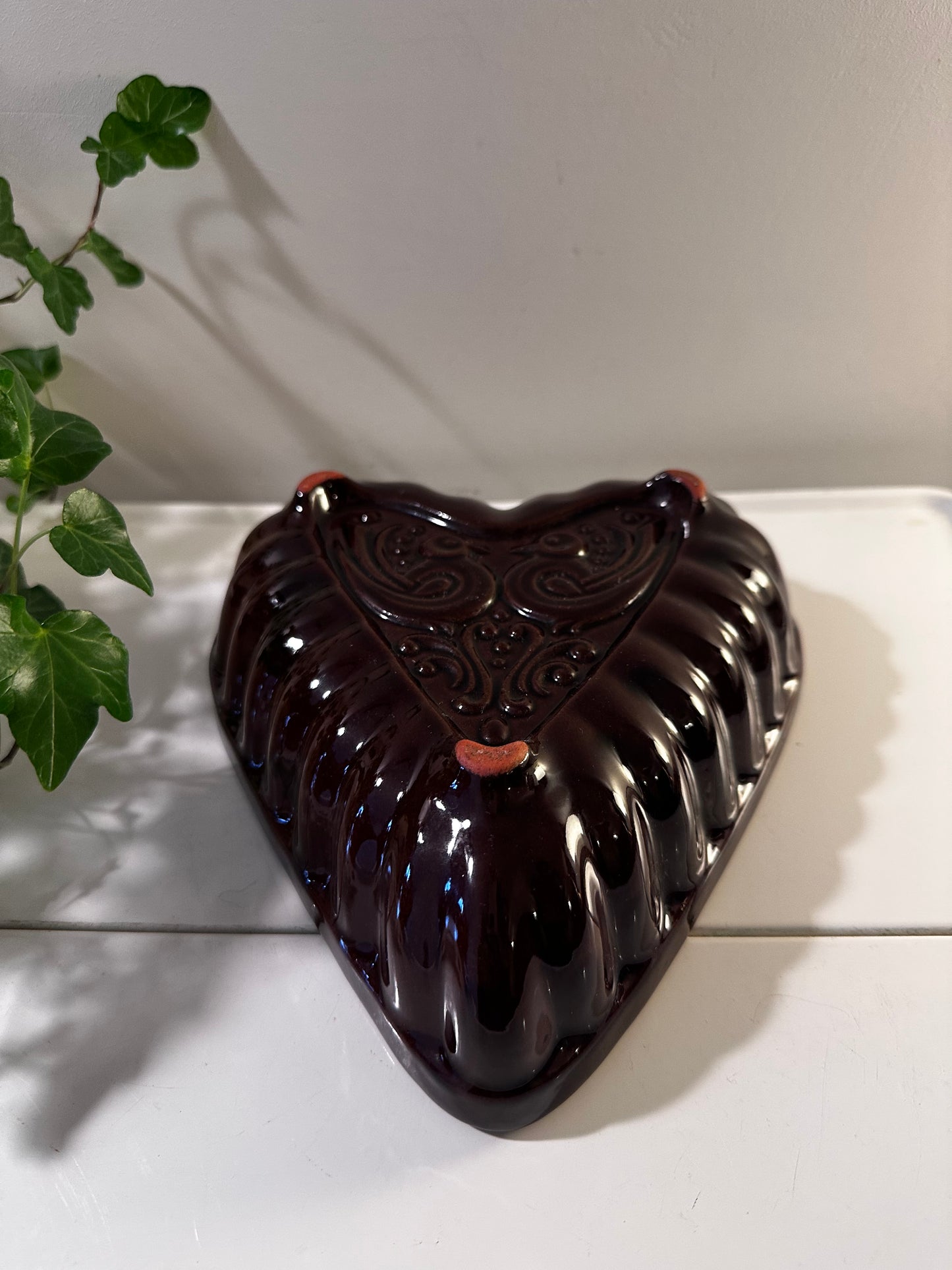 Keramieken hartvormige bakvorm