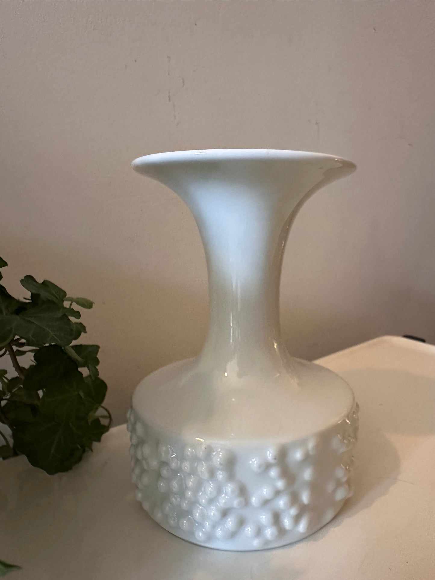Wit porseleinen vaas