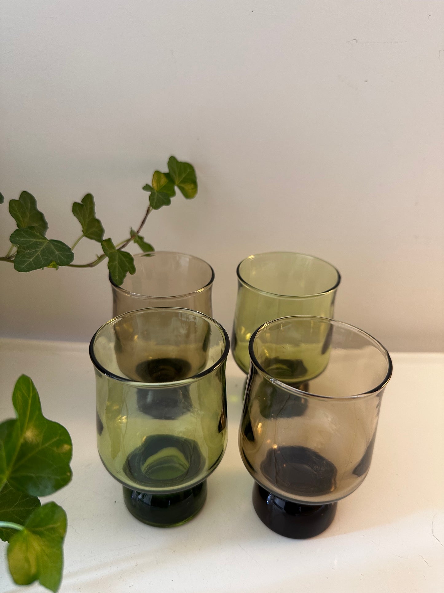 Vintage Jaren 60 waterglazen