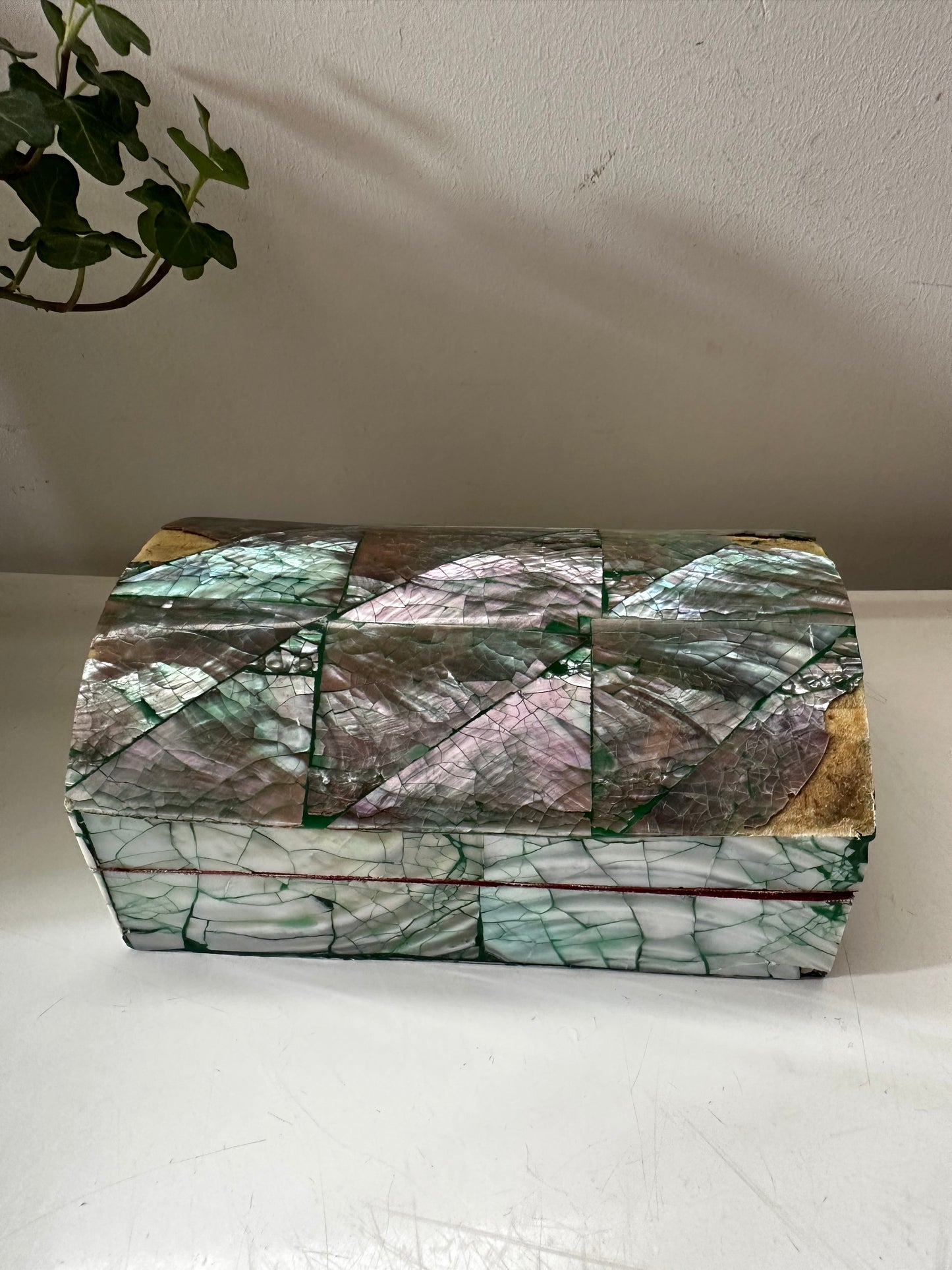 Parelmoerlook bewaardoosje