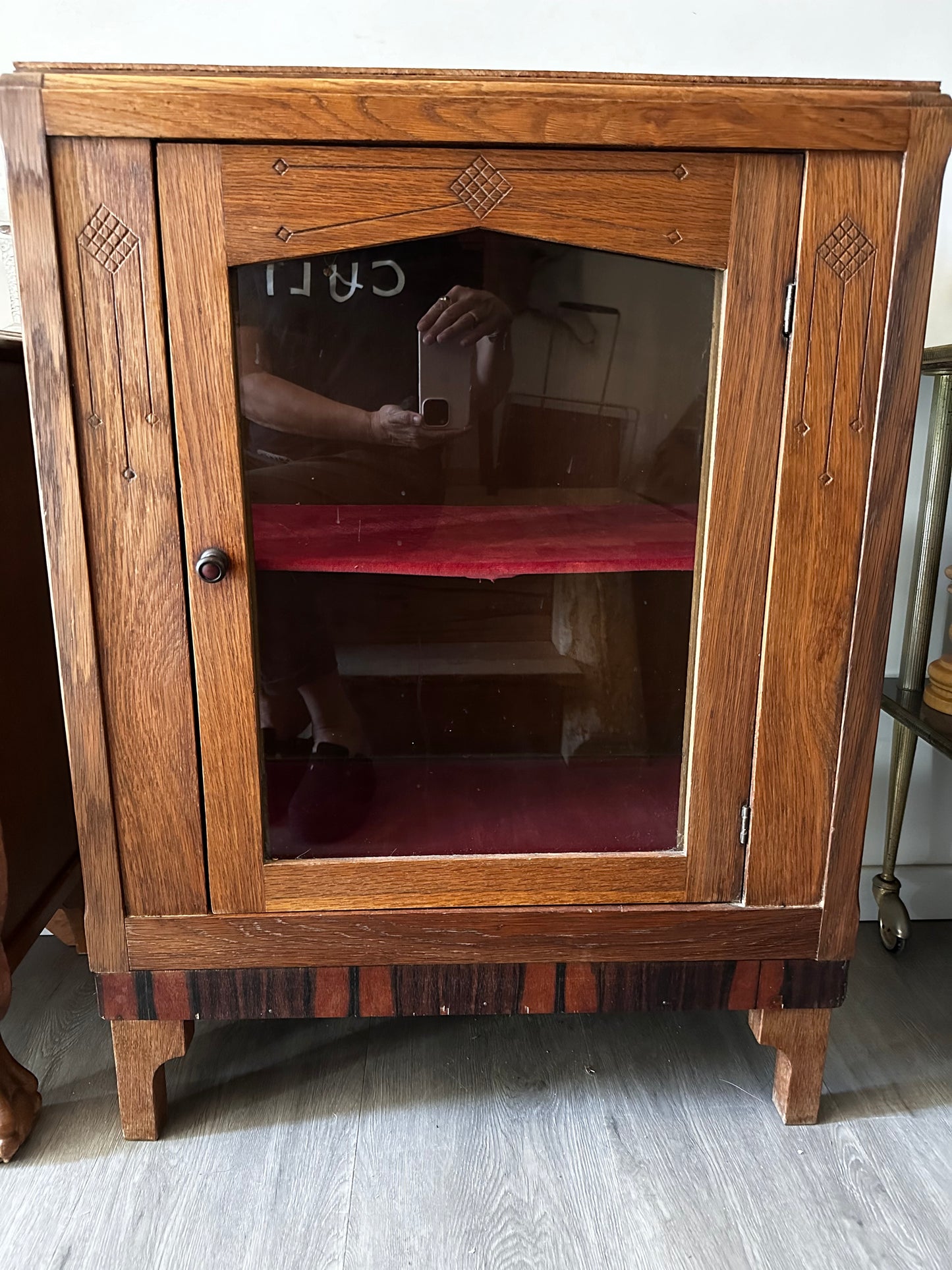 Vitrinekastje Art Deco