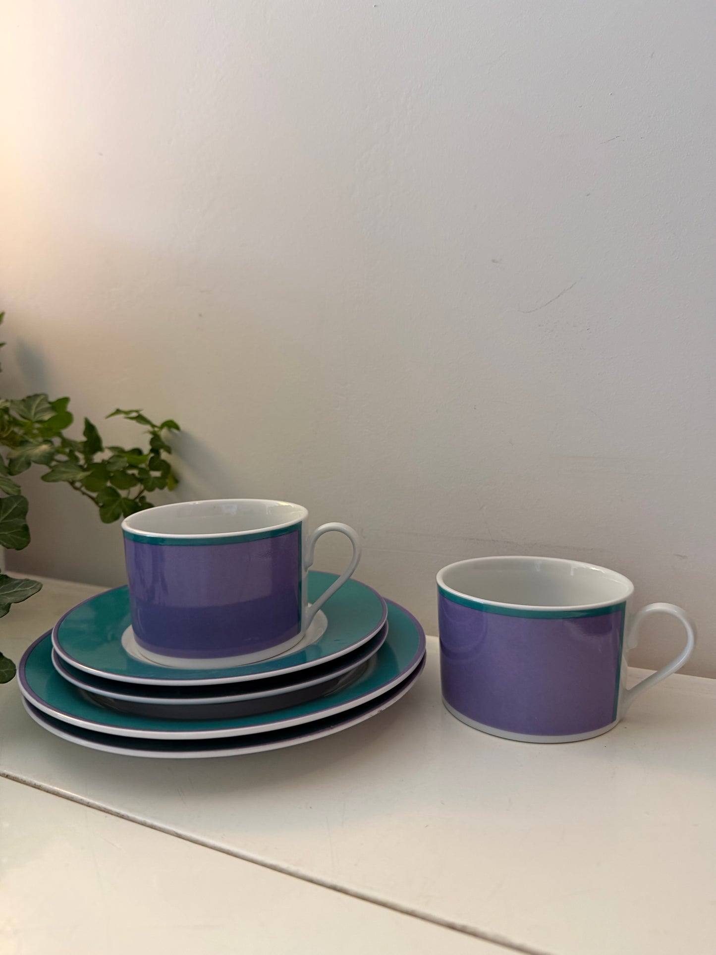 Jaren 80 ontbijtservies