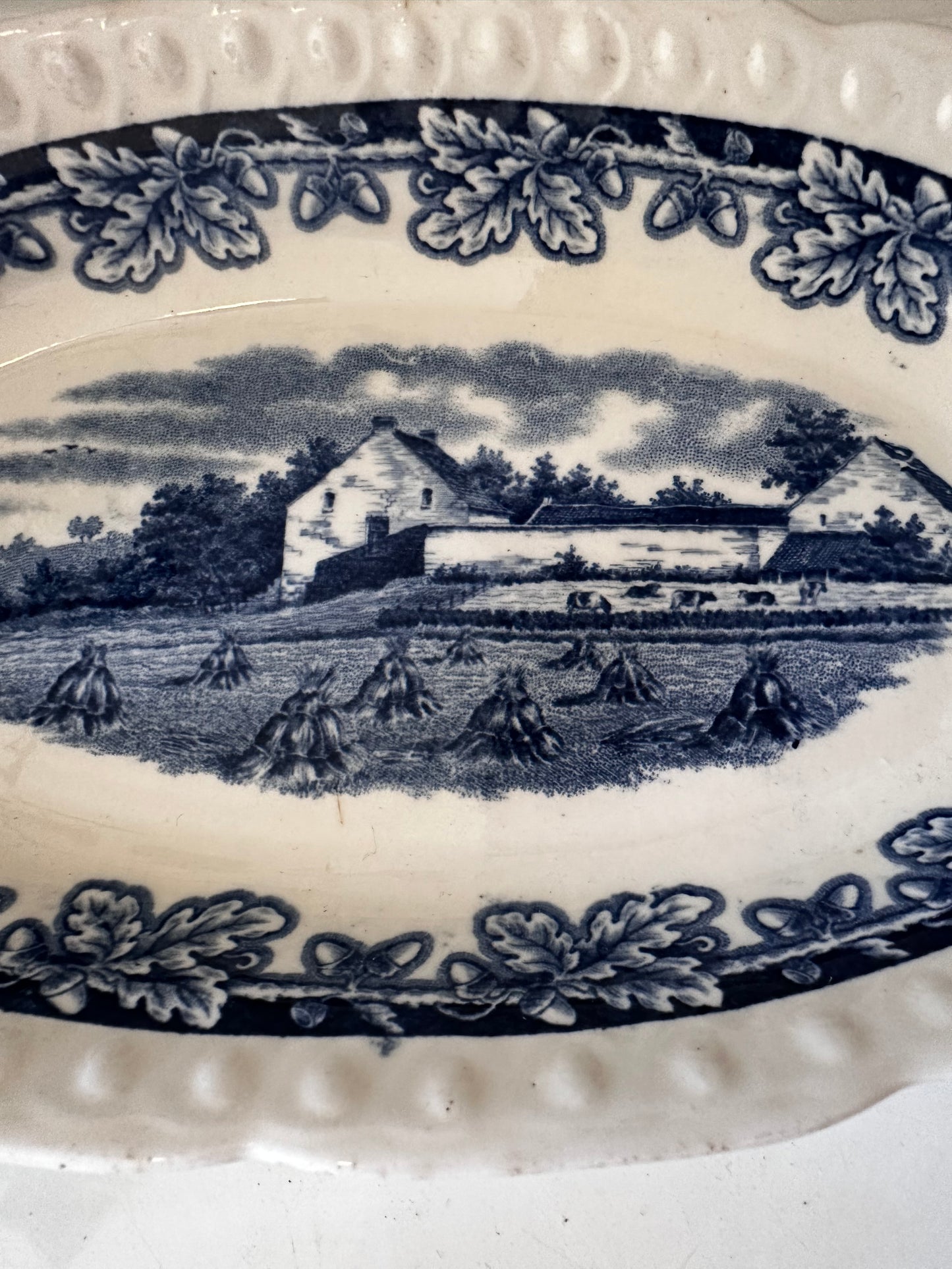 Keramiek blauw wit schaaltje