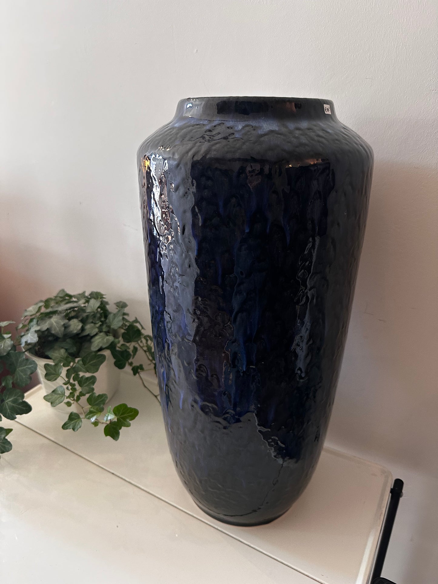 XXL West Germany vaas blauwtinten