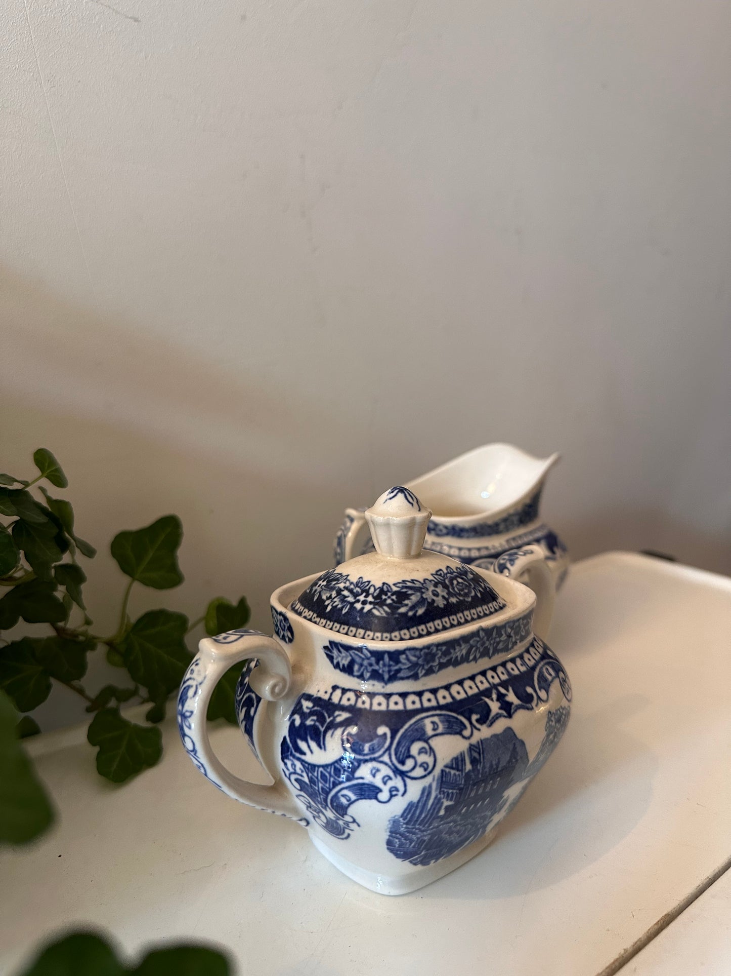 Societe ceramique melk en suiker setje