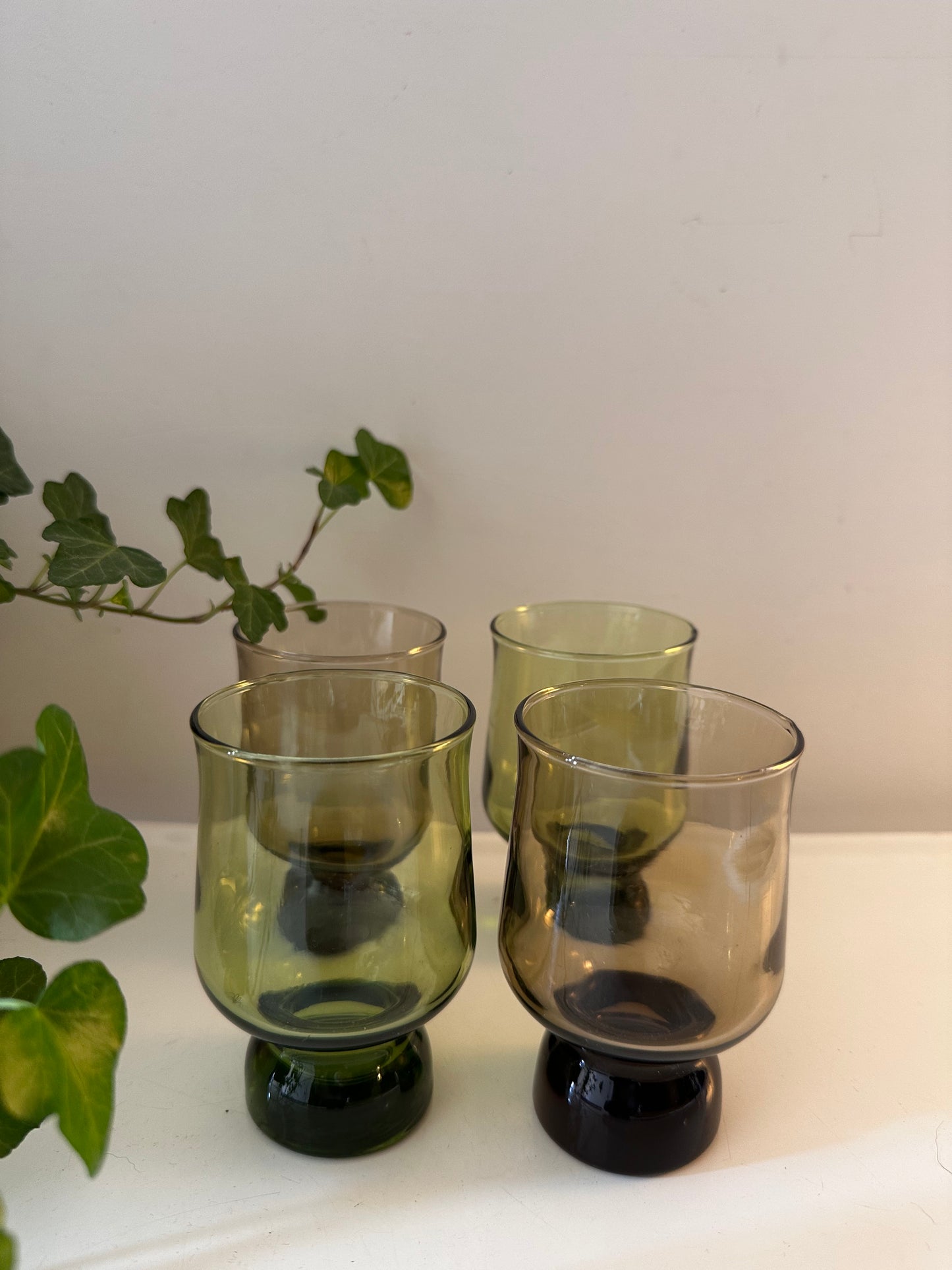 Vintage Jaren 60 waterglazen