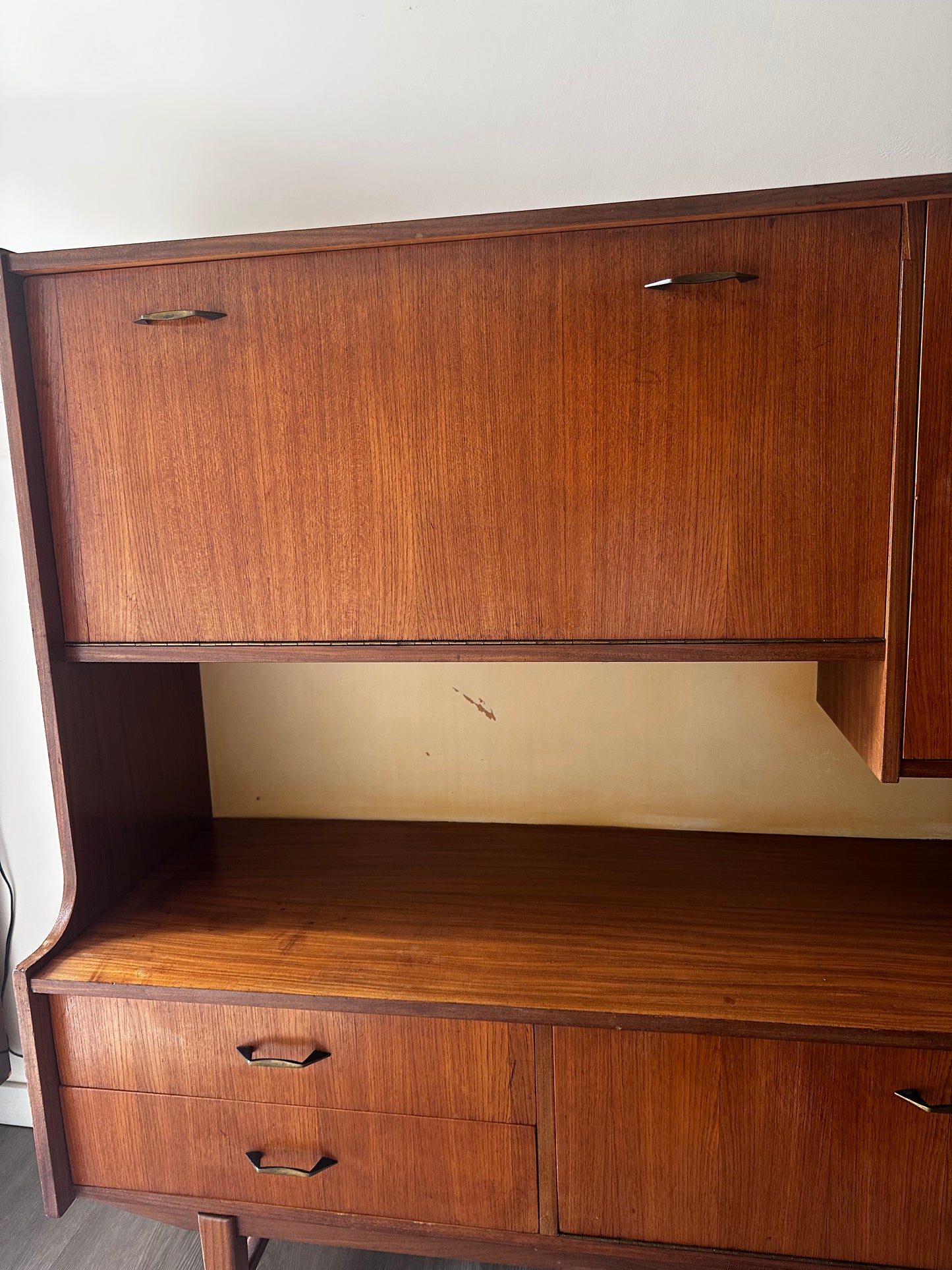 Wandmeubel jaren 50 Mid Century