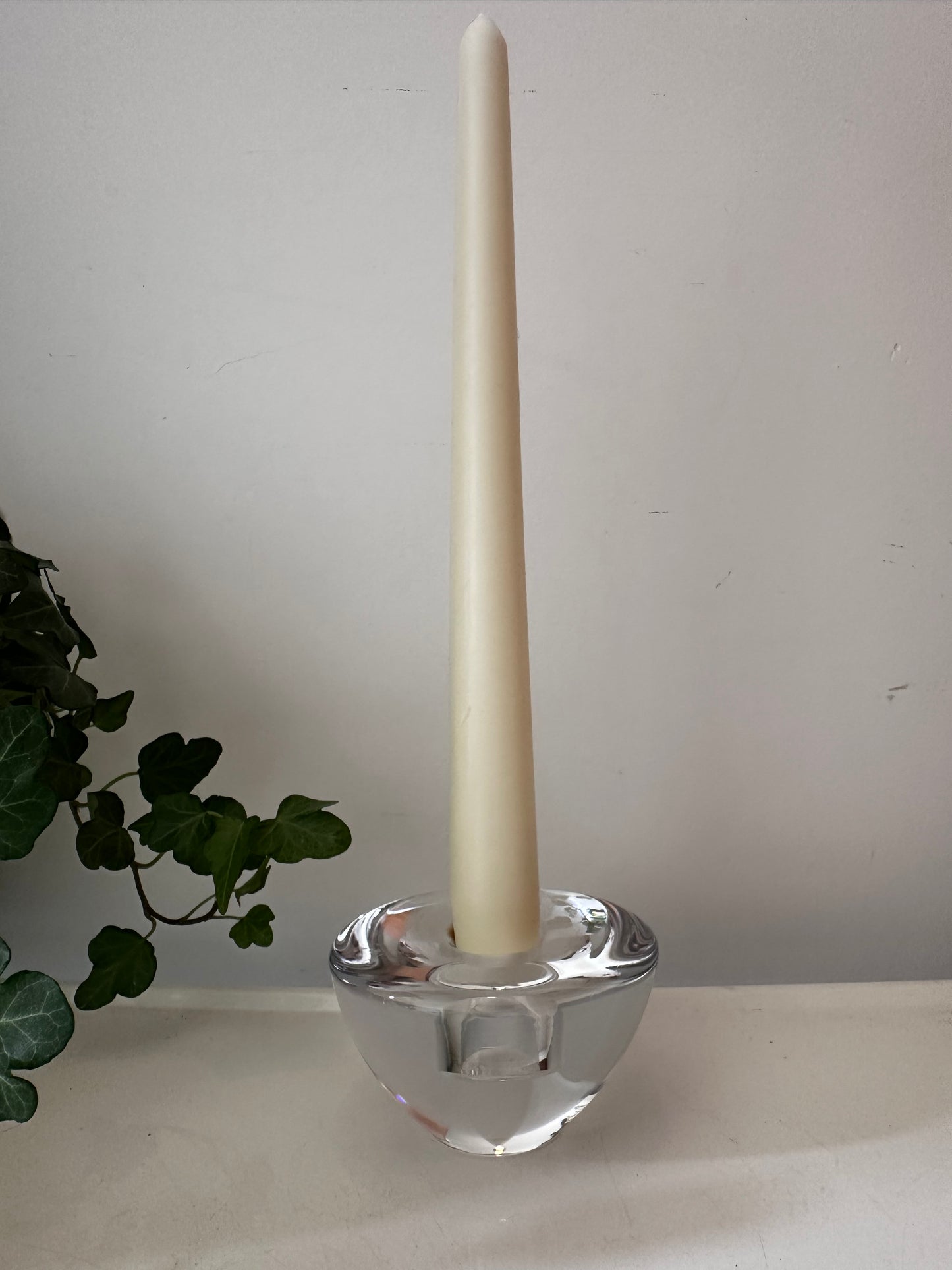 Kristallen minimalistische kandelaar