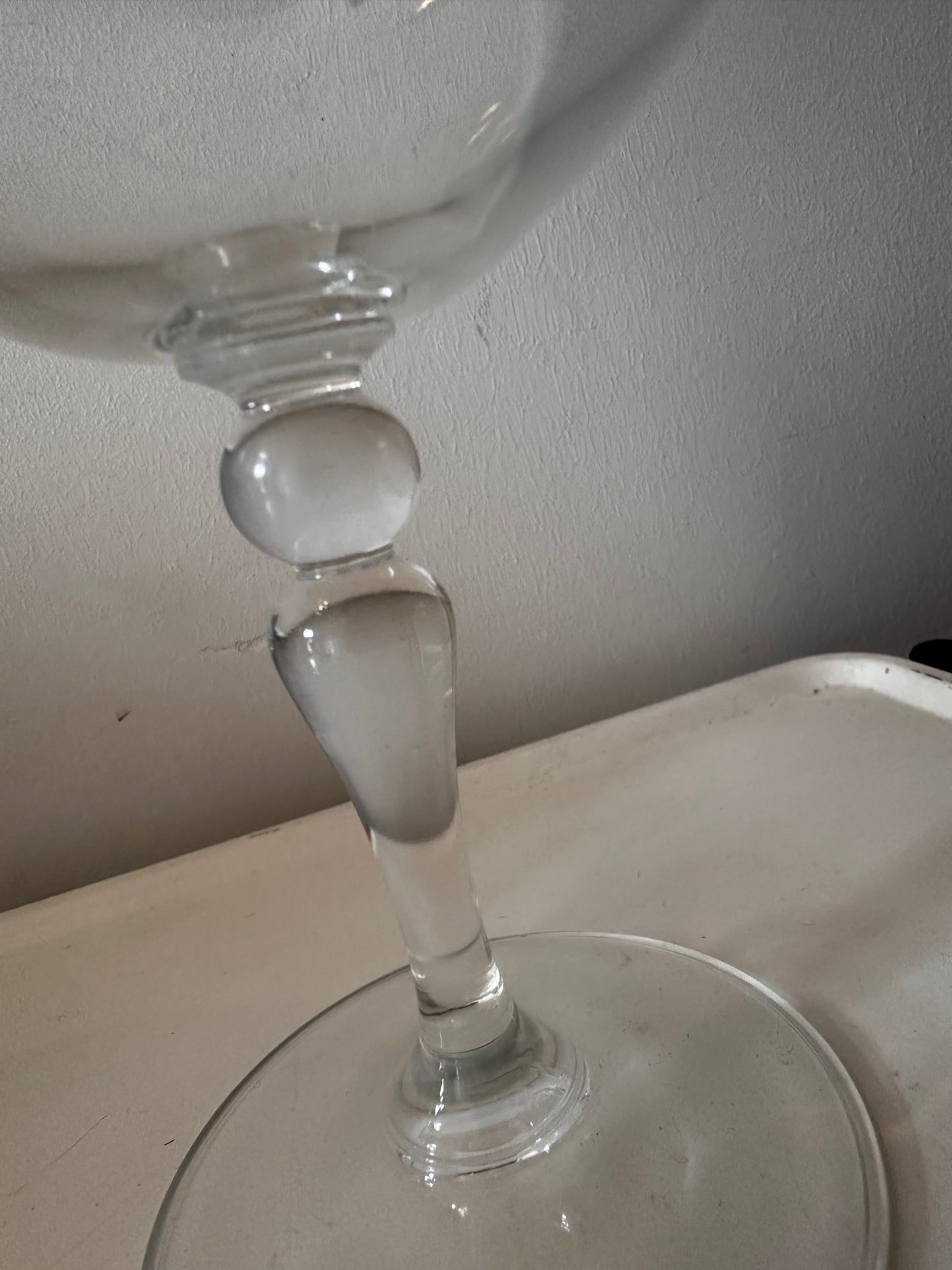 6 Kristallen coupé champagne glazen