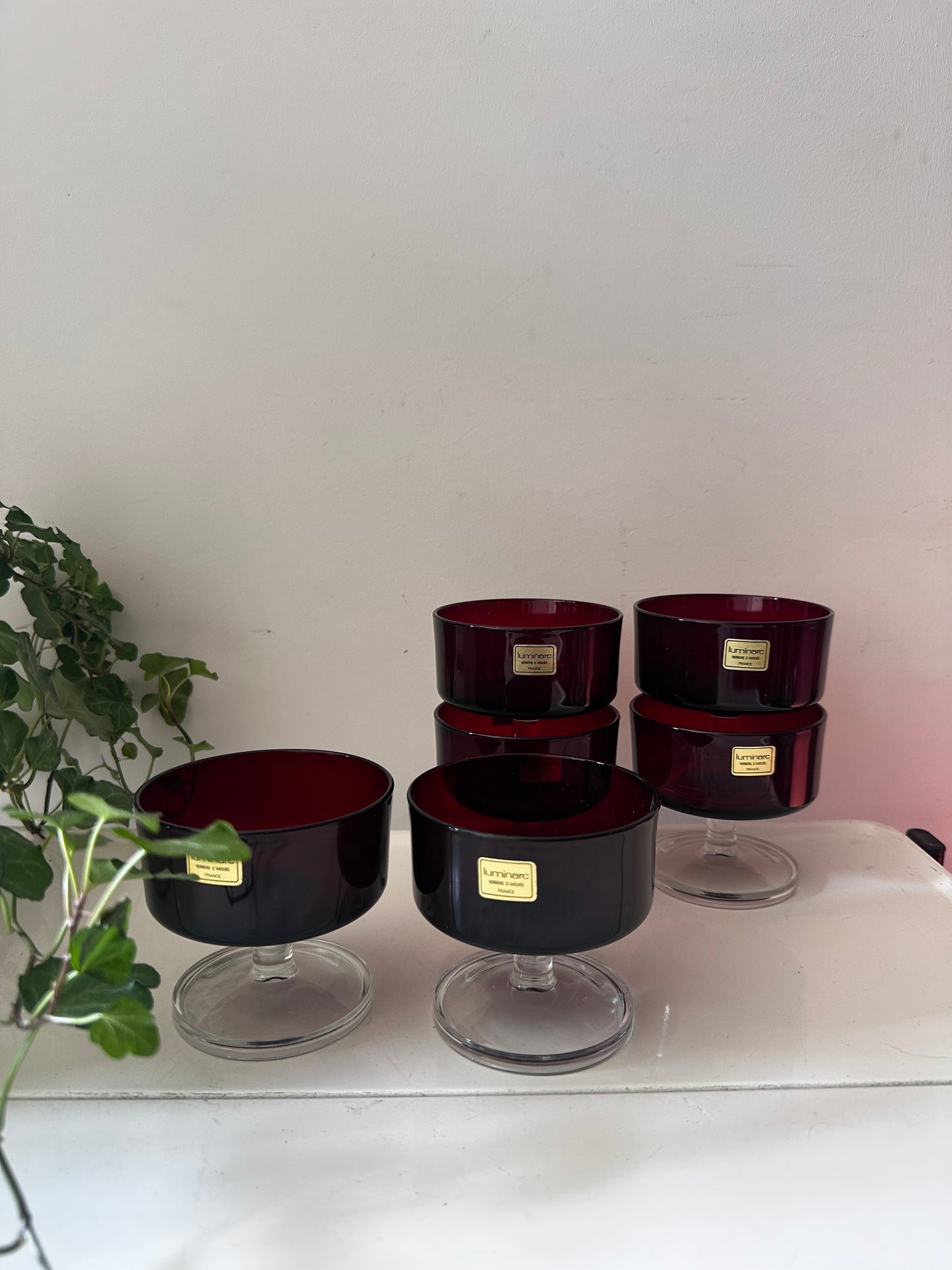 Luminarc glazen set van 6