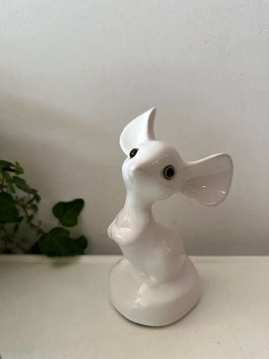 Keramieken beeldje van muisje jaren 60/70 Italië