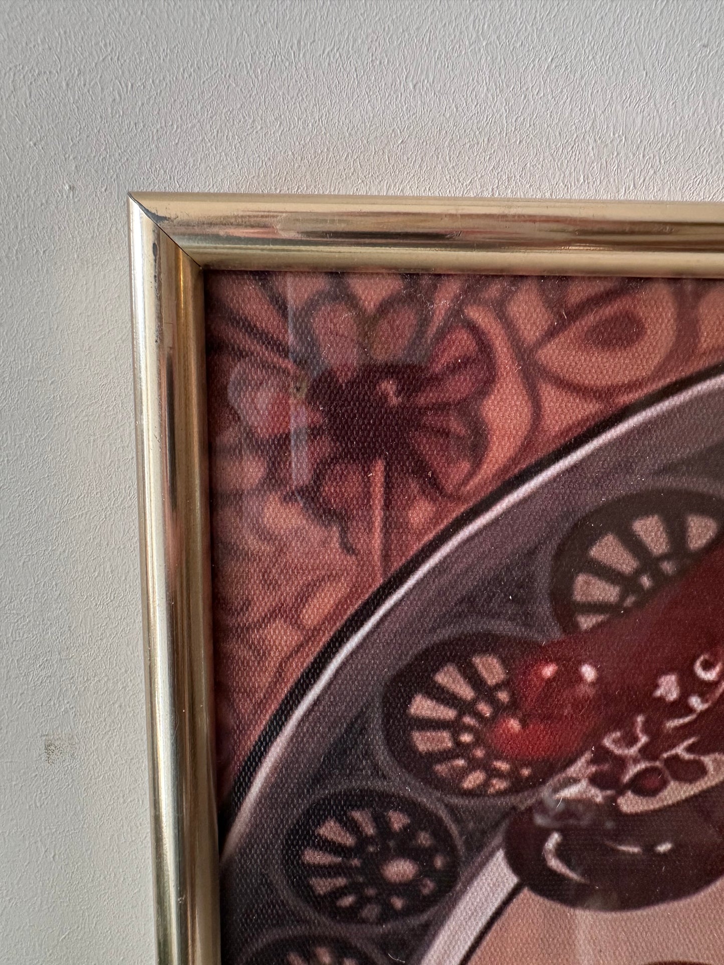 Art Nouveau prent in lijst