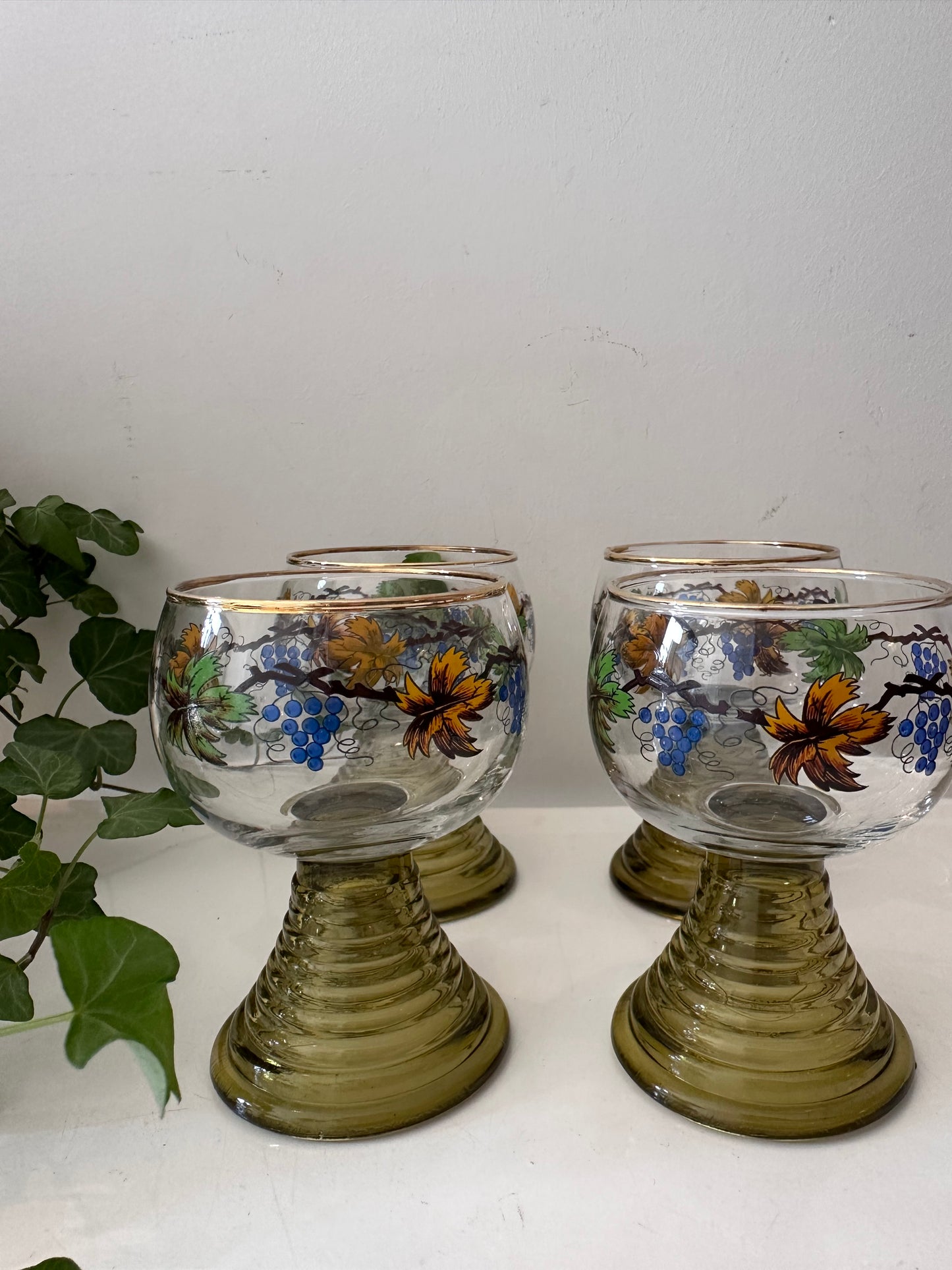 Roemer Moezel glazen vintage