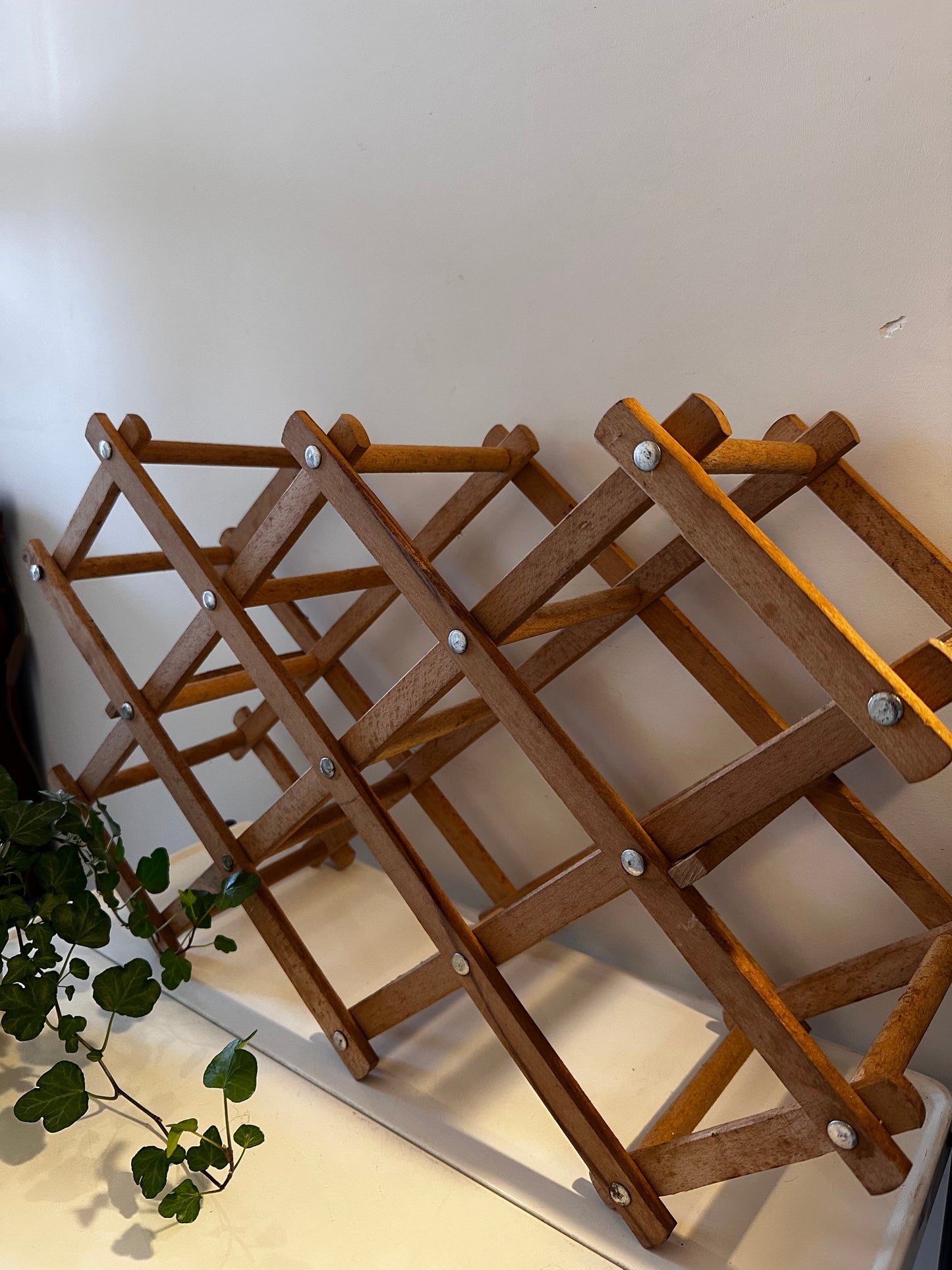 Vintage Jaren 70 flessenrek