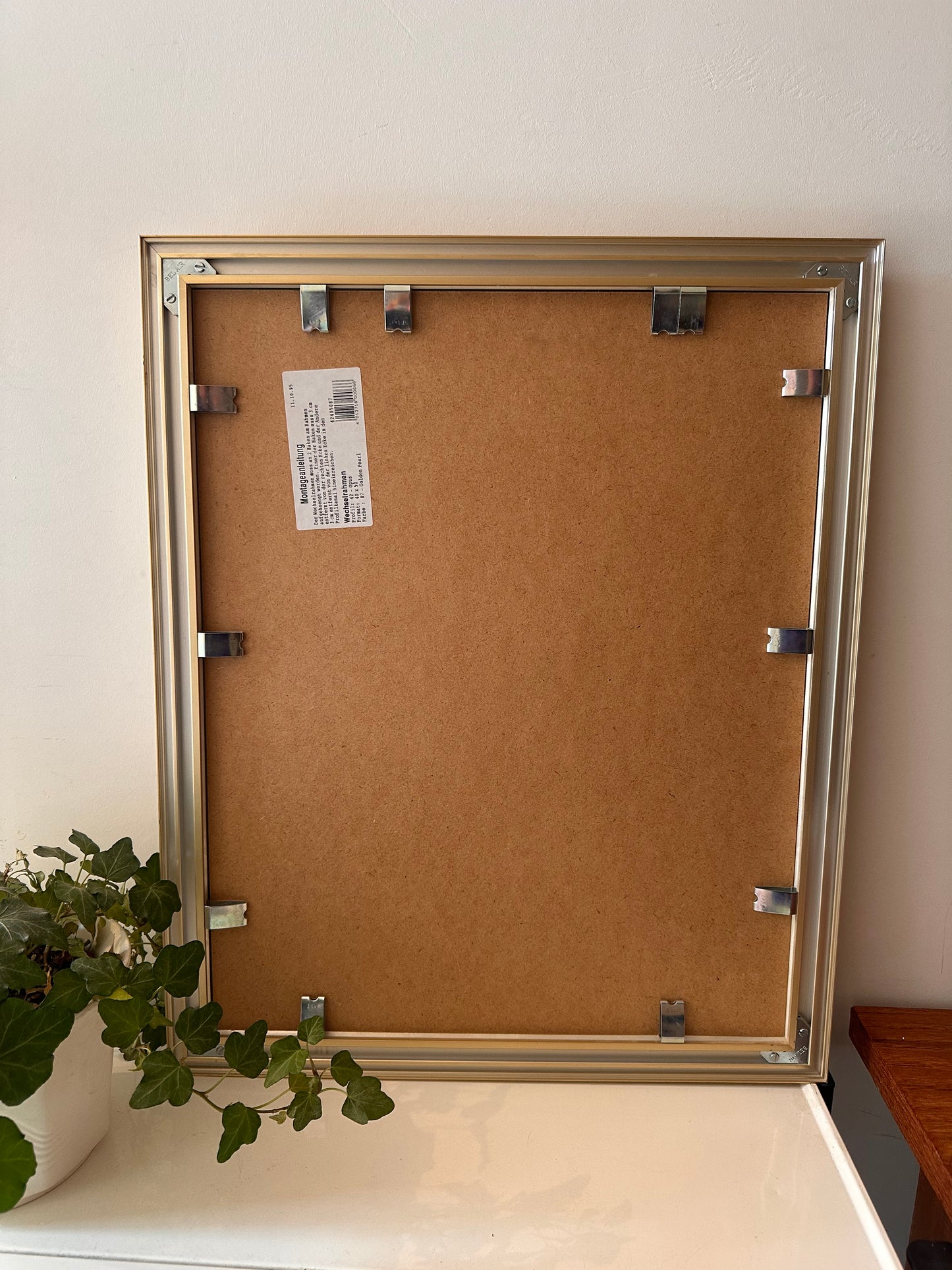 Lijst met romantische prent ballerina