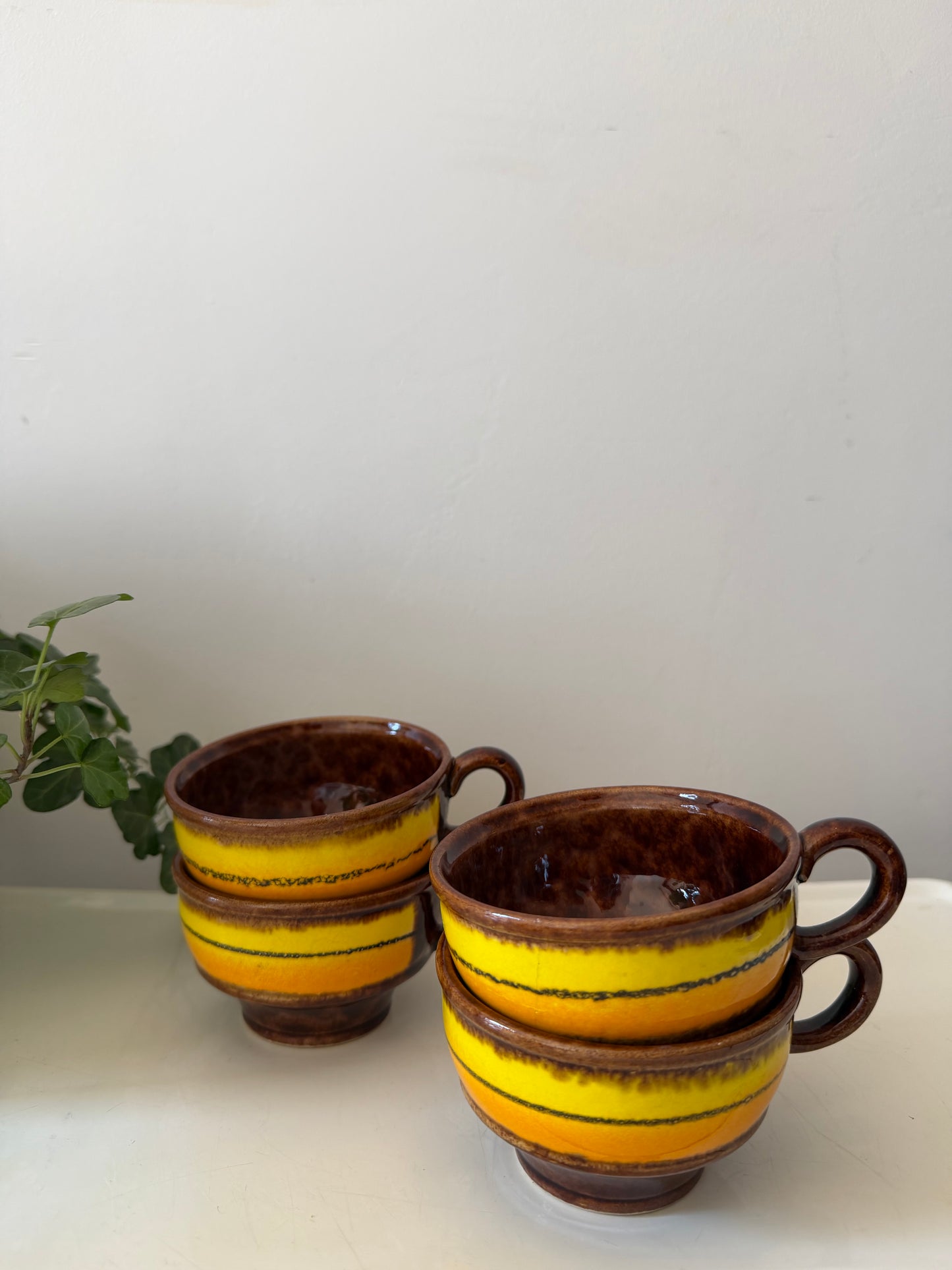 Keramieken West Germany koffie kopjes