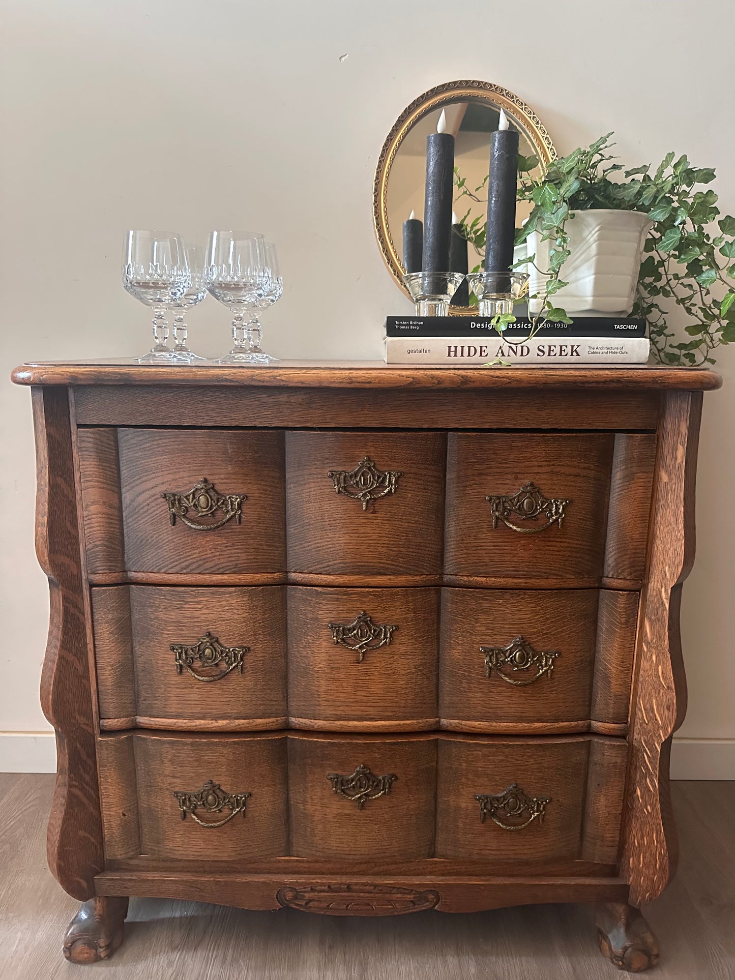 Ladekastje met 3 lades optisch 9 laatjes